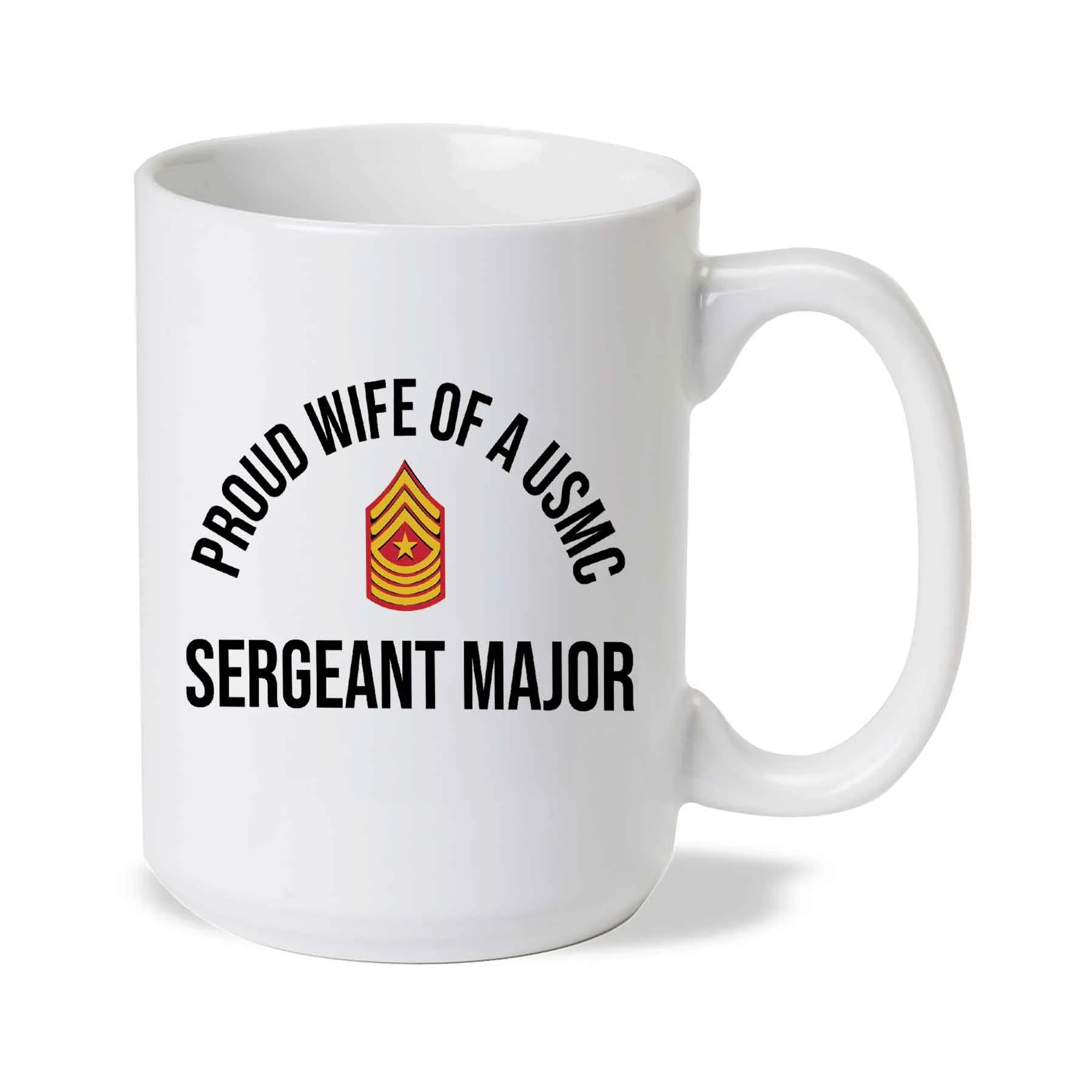 Wife of a Marine Choose Your Rank Mug - Image 3