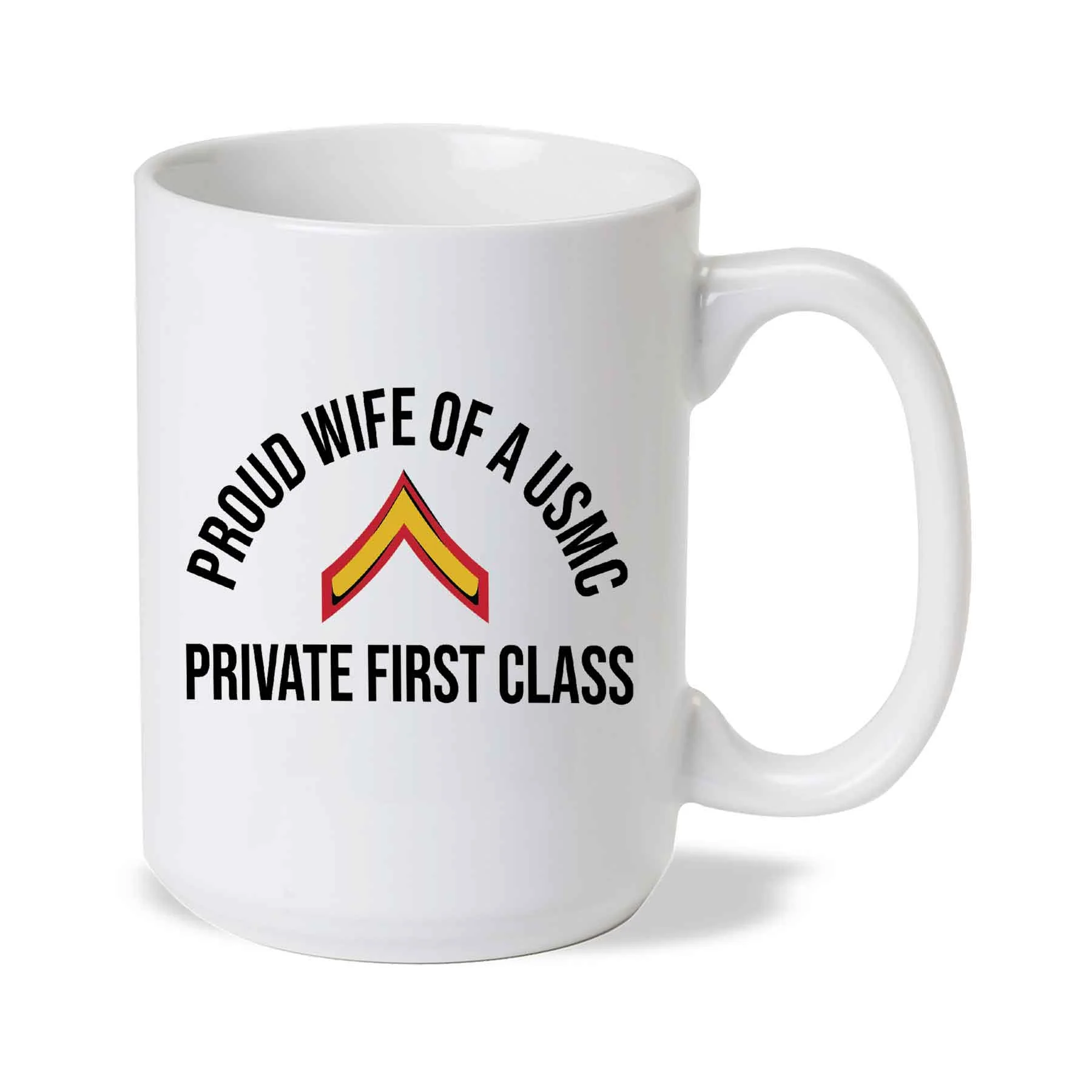 Wife of a Marine Choose Your Rank Mug - Image 4