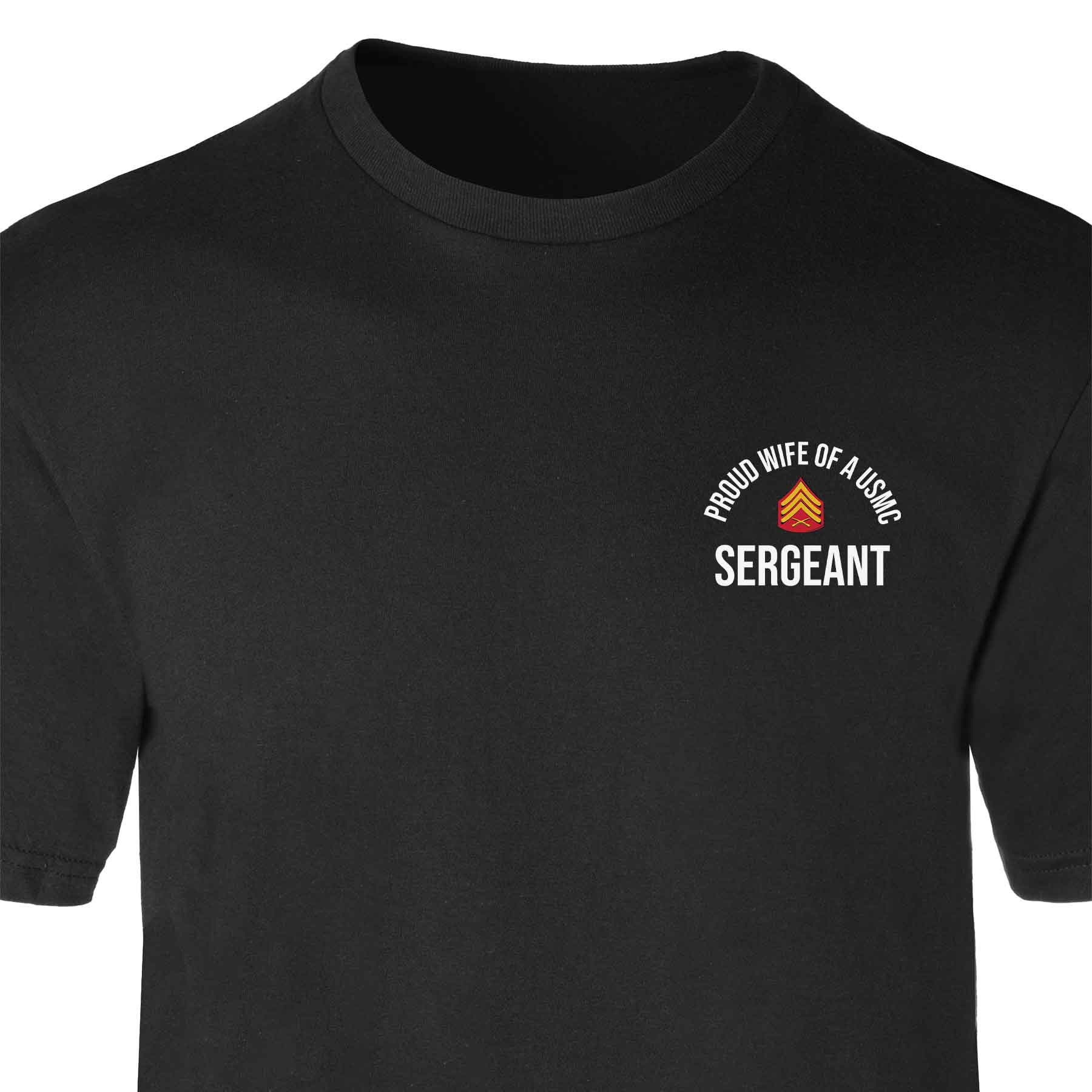 Wife of a Marine Choose Your Rank T-shirt