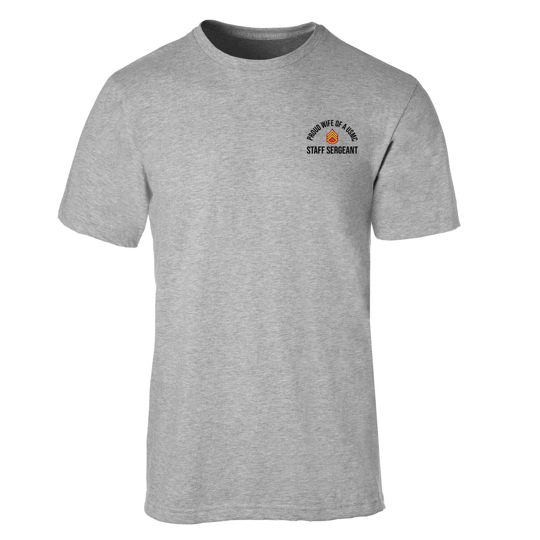Wife of a Marine Choose Your Rank T-shirt - Image 13