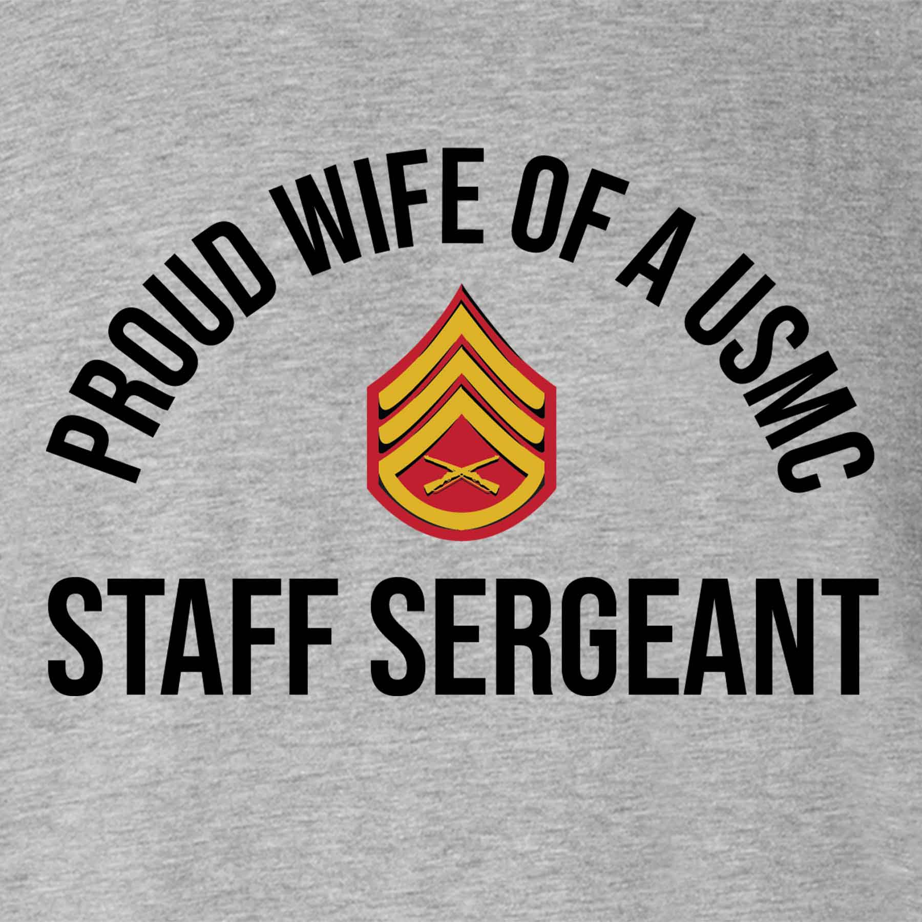 Wife of a Marine Choose Your Rank T-shirt - Image 3