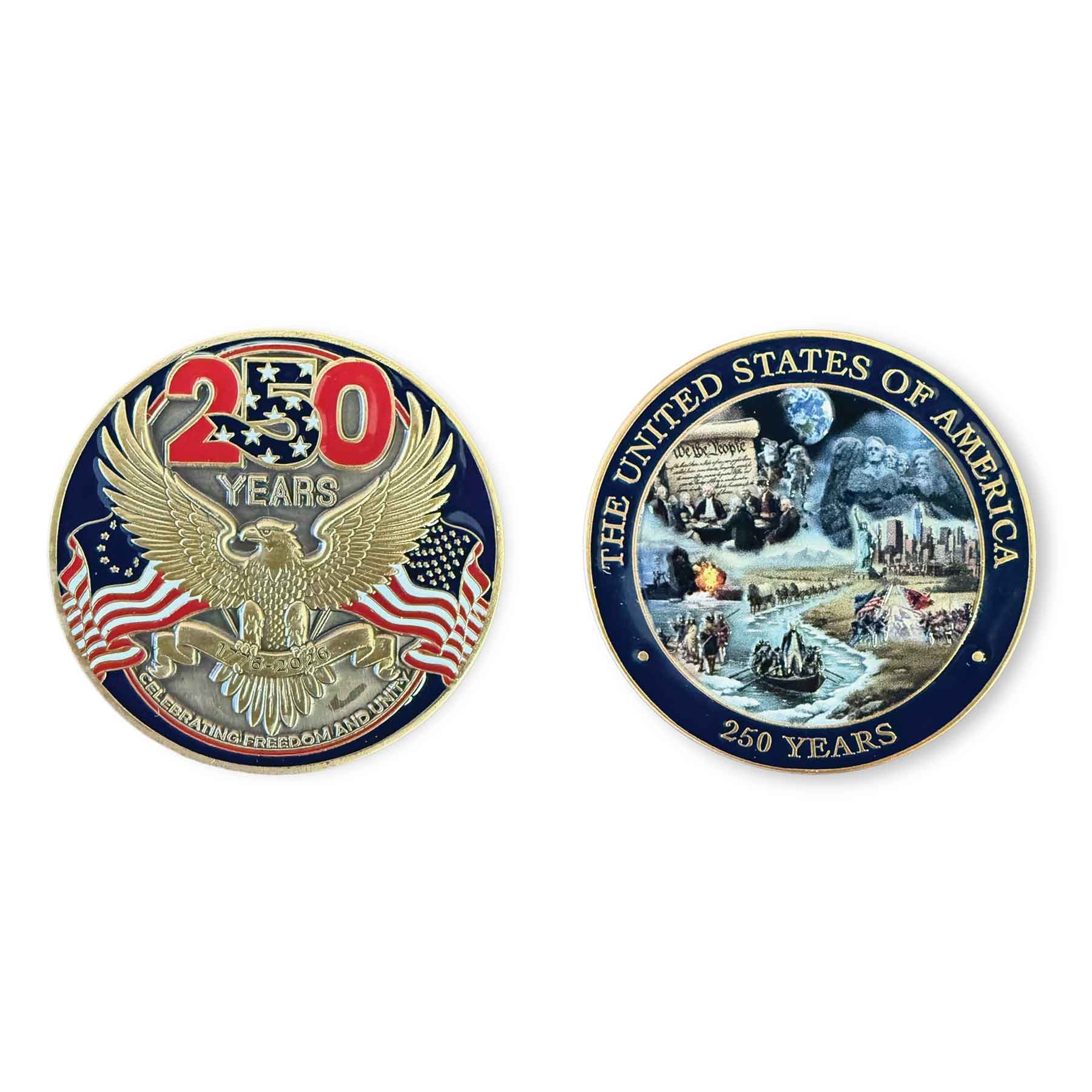 250 Years USA Challenge Coin
