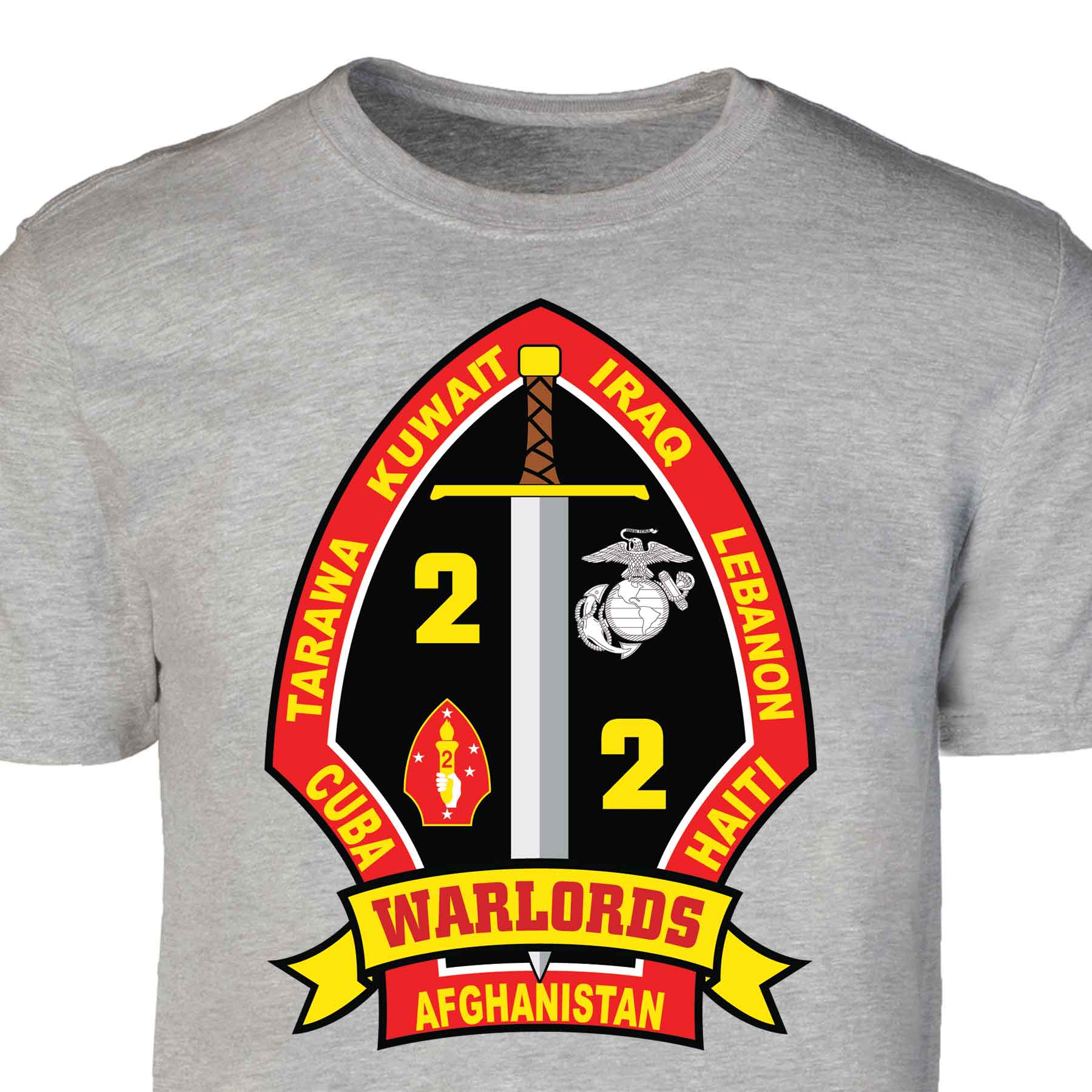 2nd Battalion 2nd Marines T-shirt - Image 4