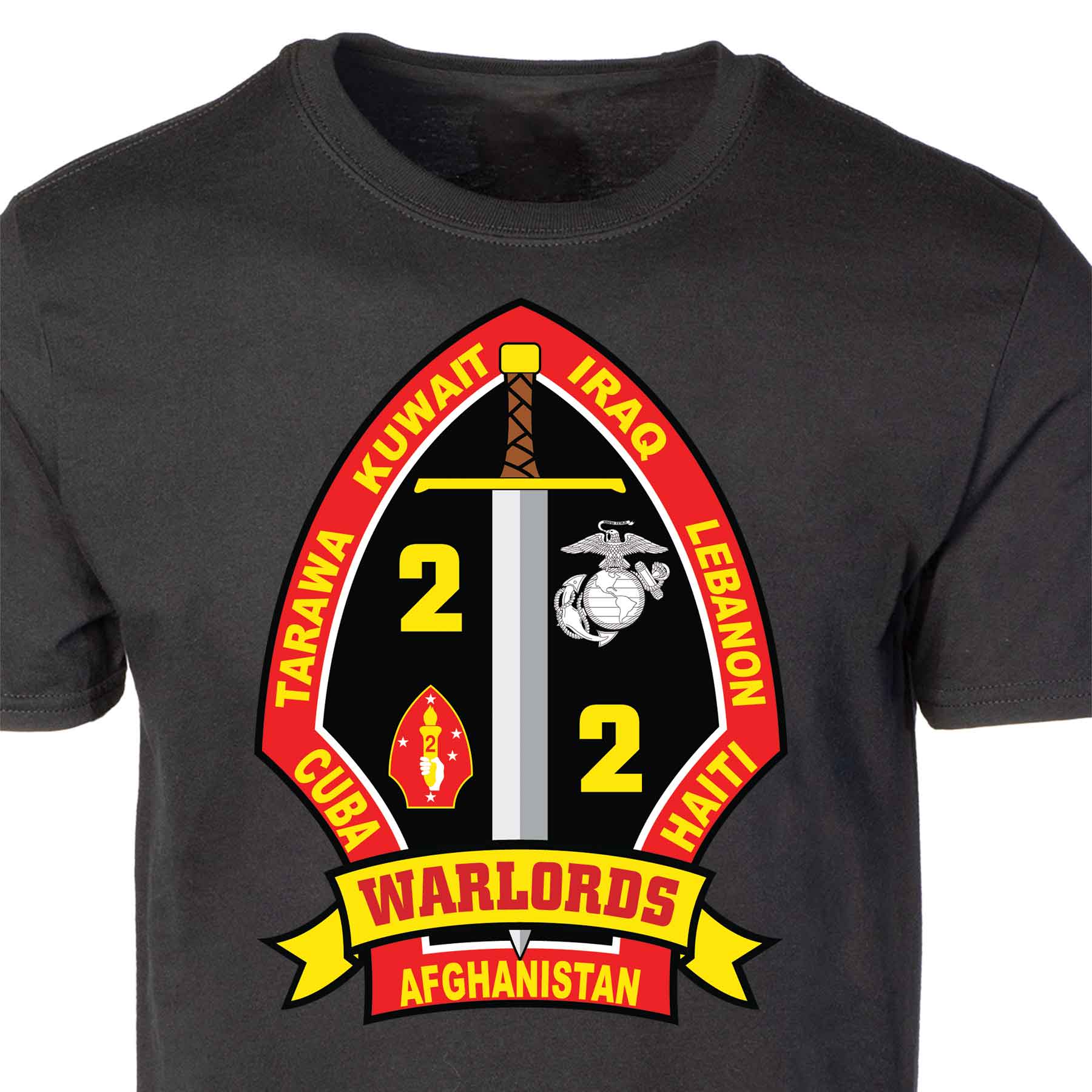 2nd Battalion 2nd Marines T-shirt - Image 7