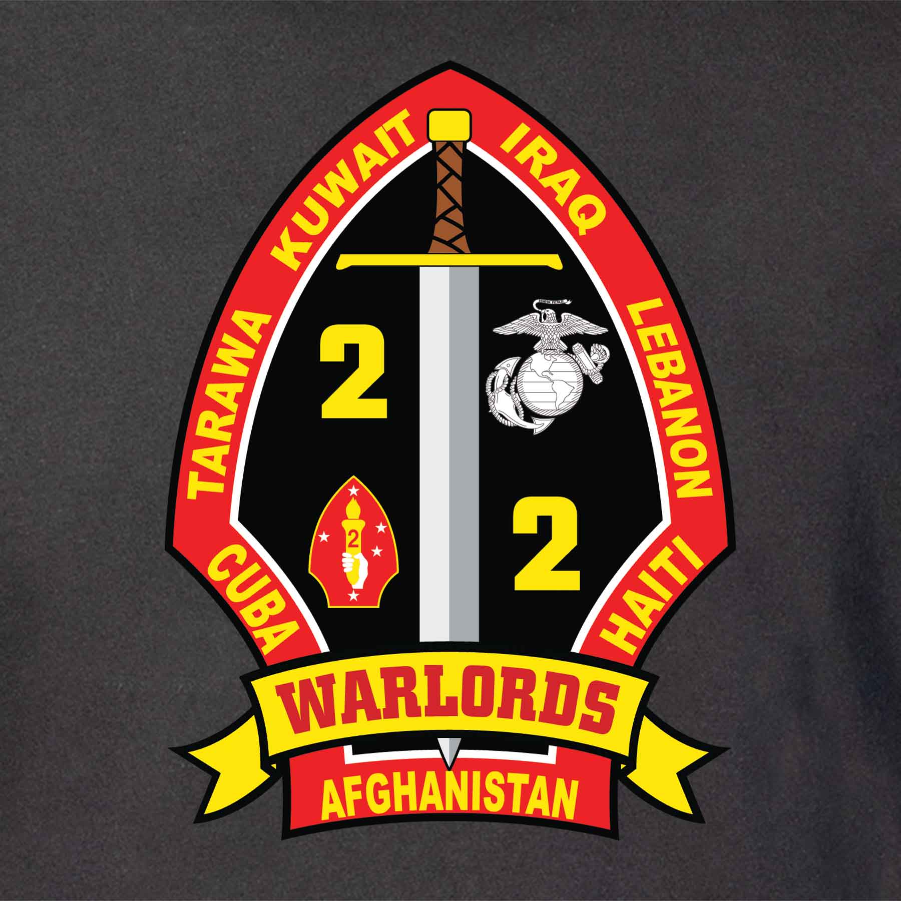 2nd Battalion 2nd Marines T-shirt - Image 8