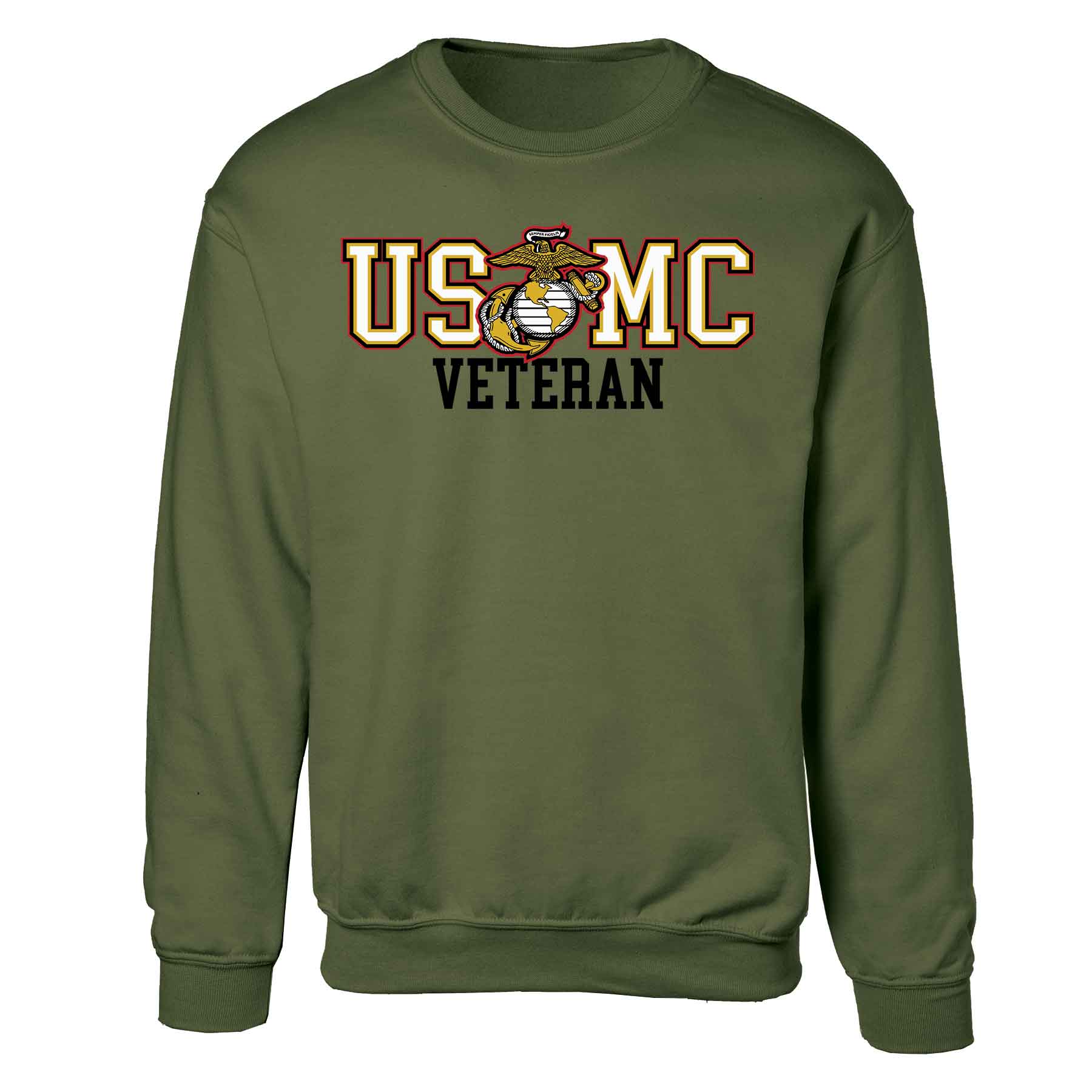 Bold USMC Veteran Sweatshirt