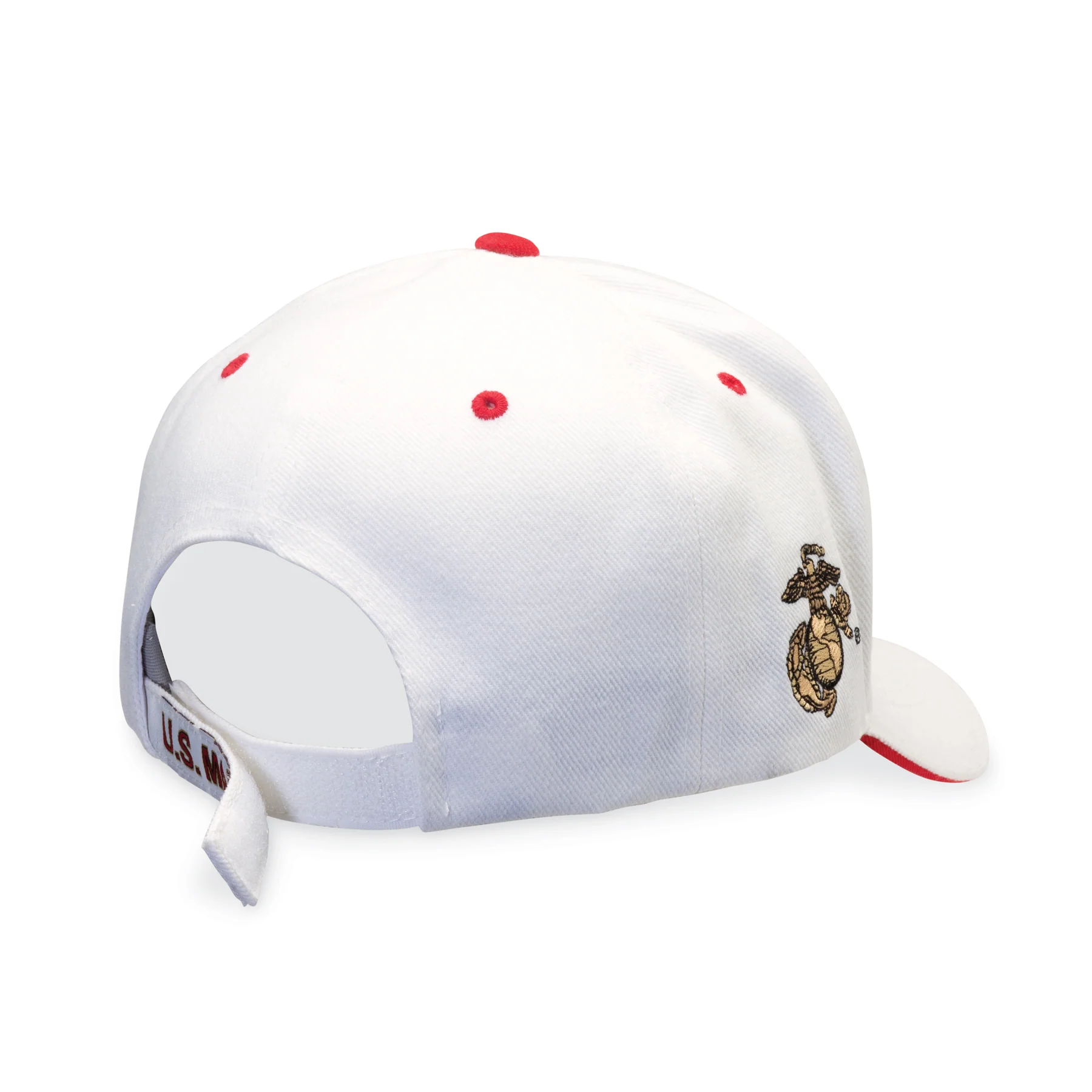 Marines Corps Logo Hat – Personalized – White - Image 6