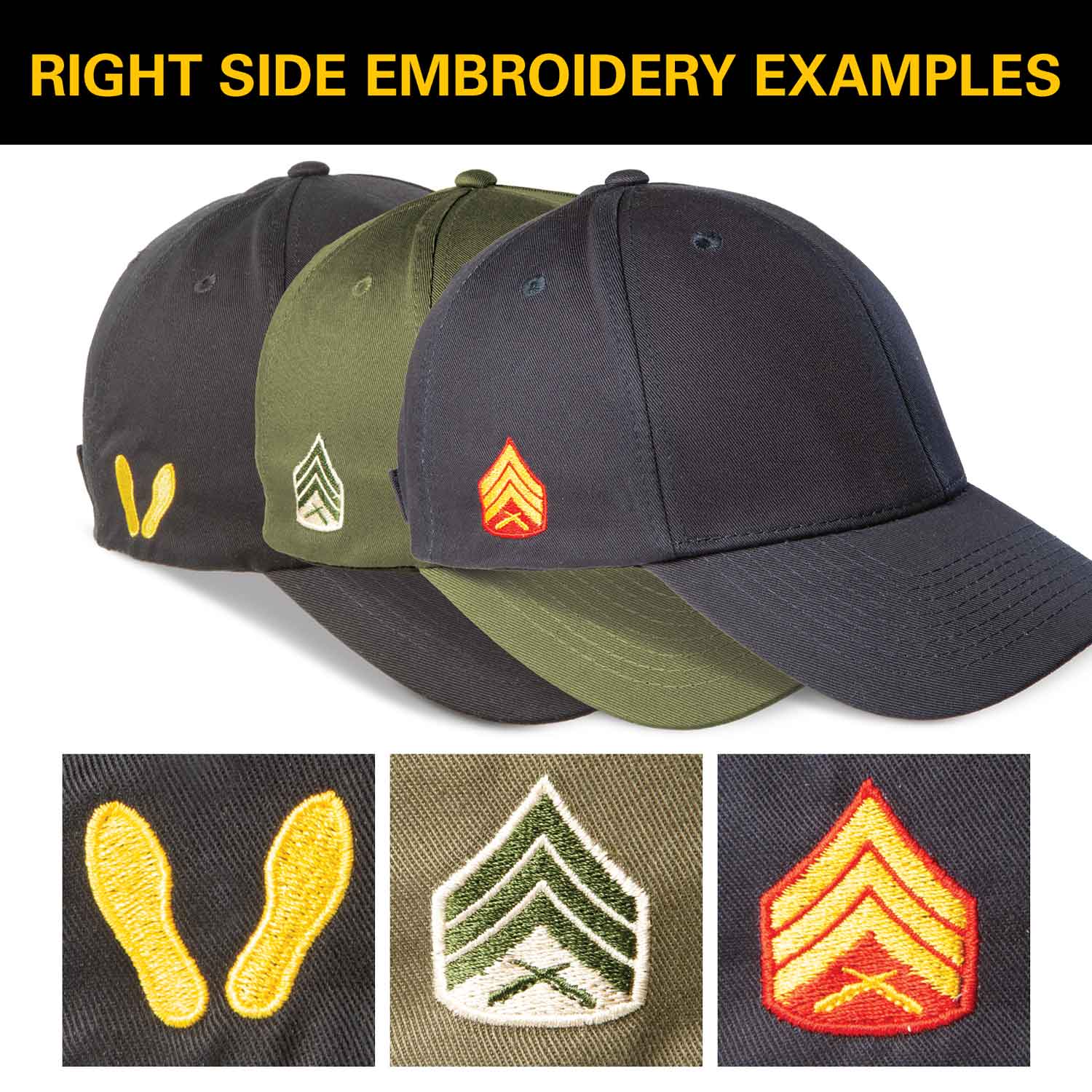 USMC Custom Logo Hat- Personalized - Image 4
