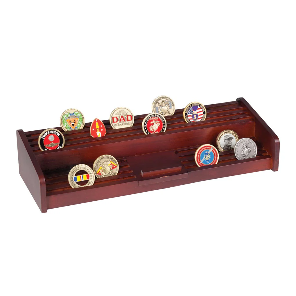Walnut Coin Display Stand