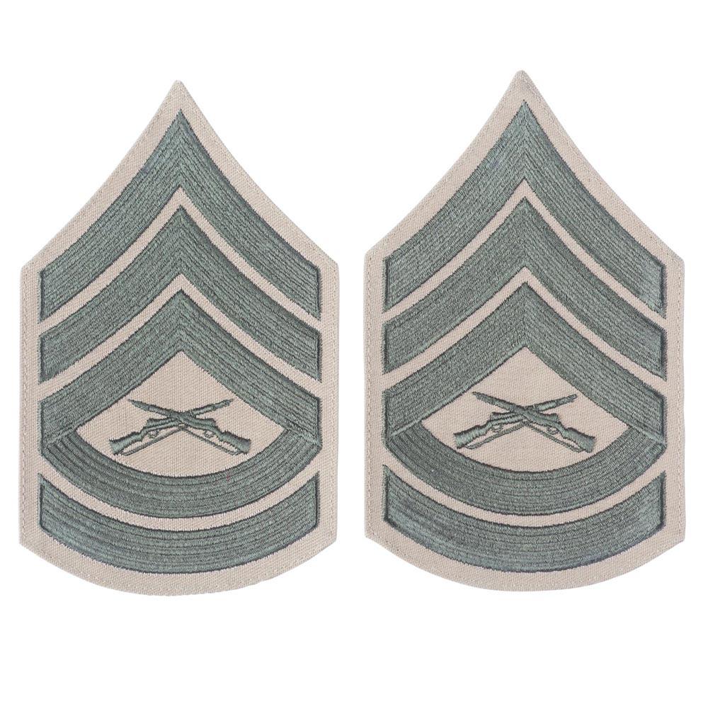 Green on Khaki Chevrons - Image 7