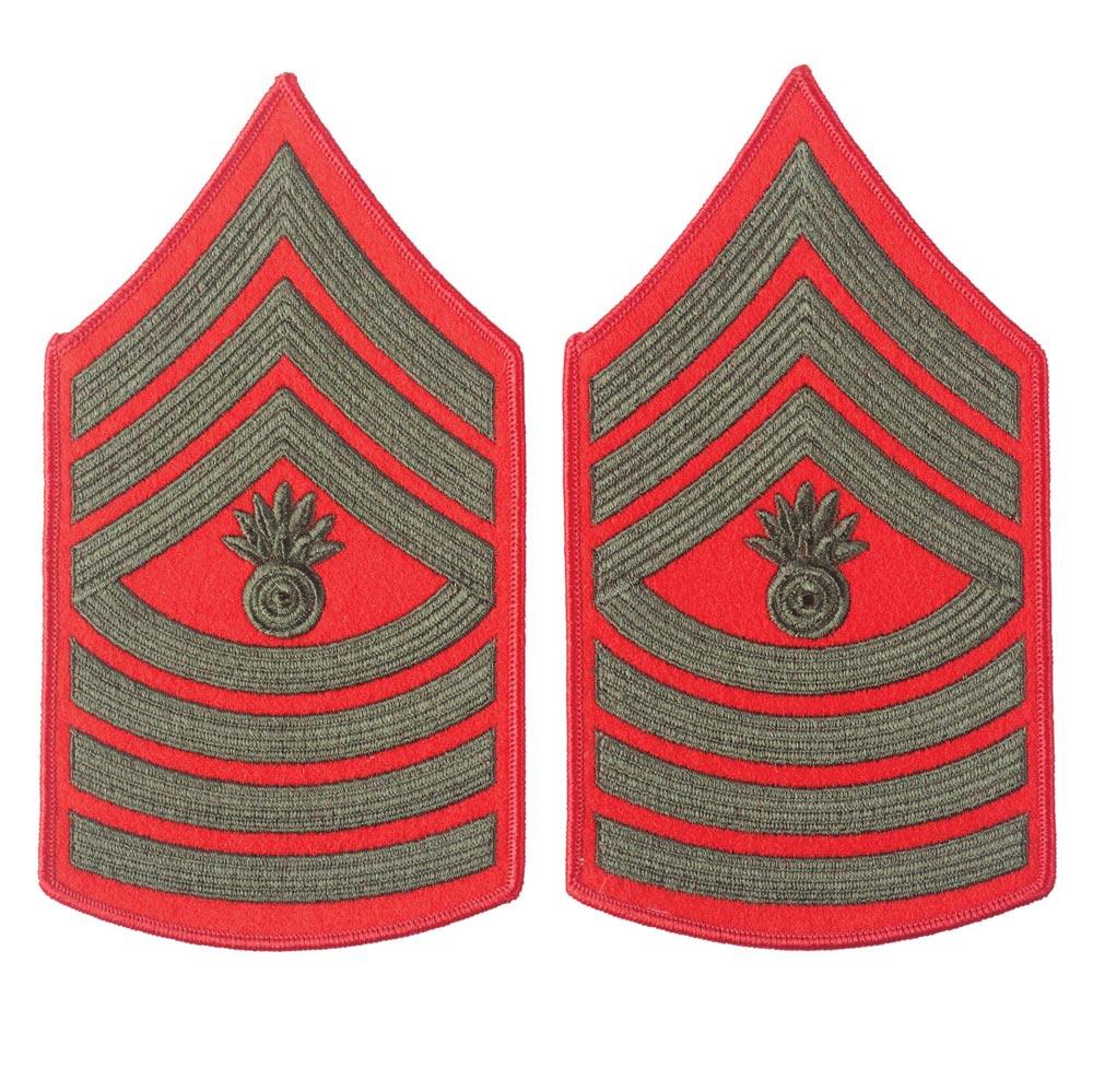Green on Red Chevrons - Image 10