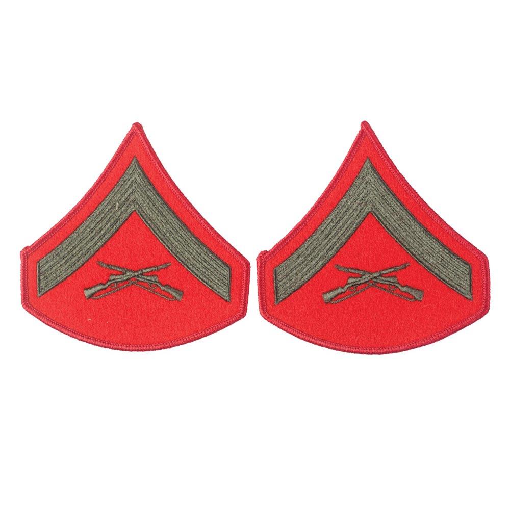 Green on Red Chevrons - Image 3