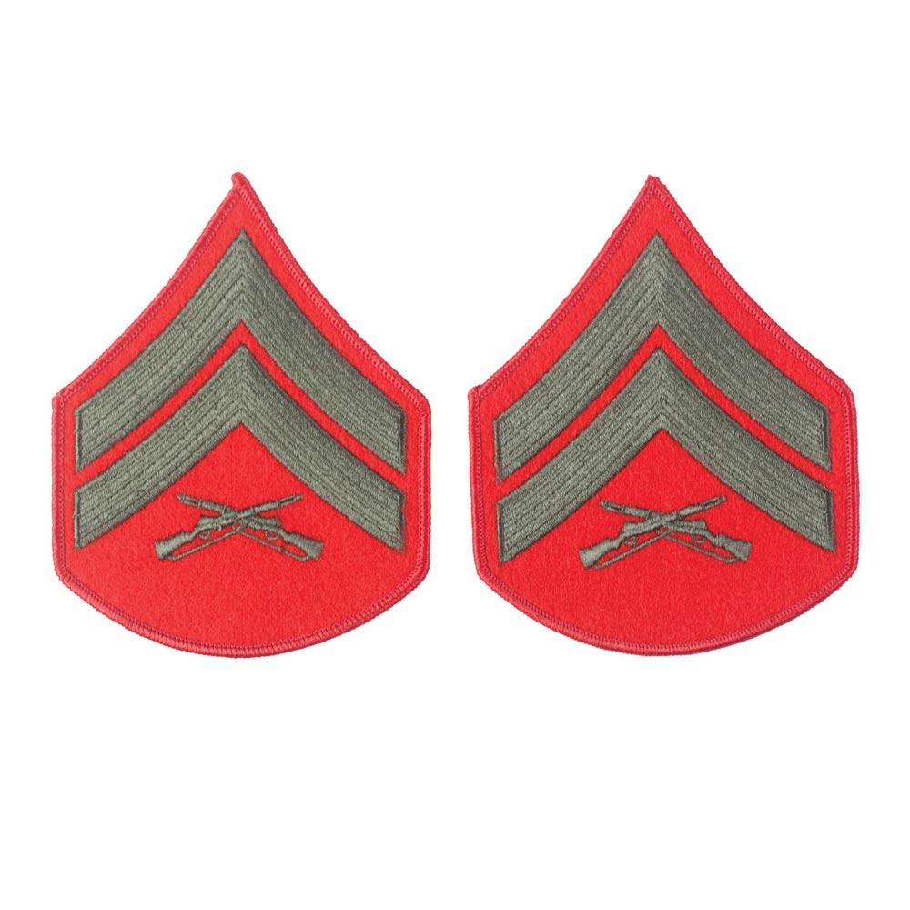 Green on Red Chevrons - Image 4