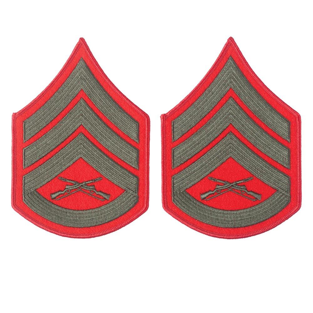 Green on Red Chevrons - Image 6