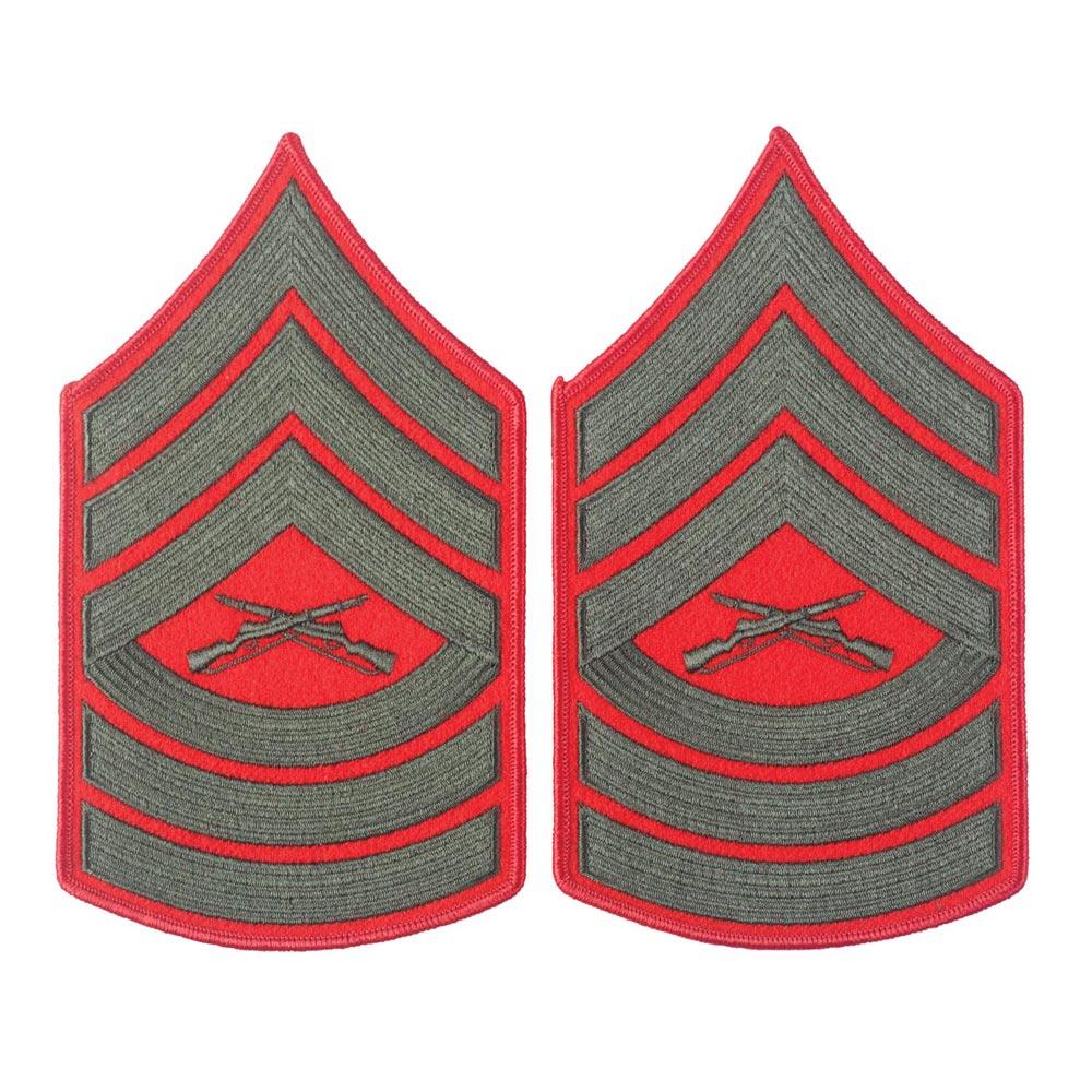 Green on Red Chevrons - Image 8