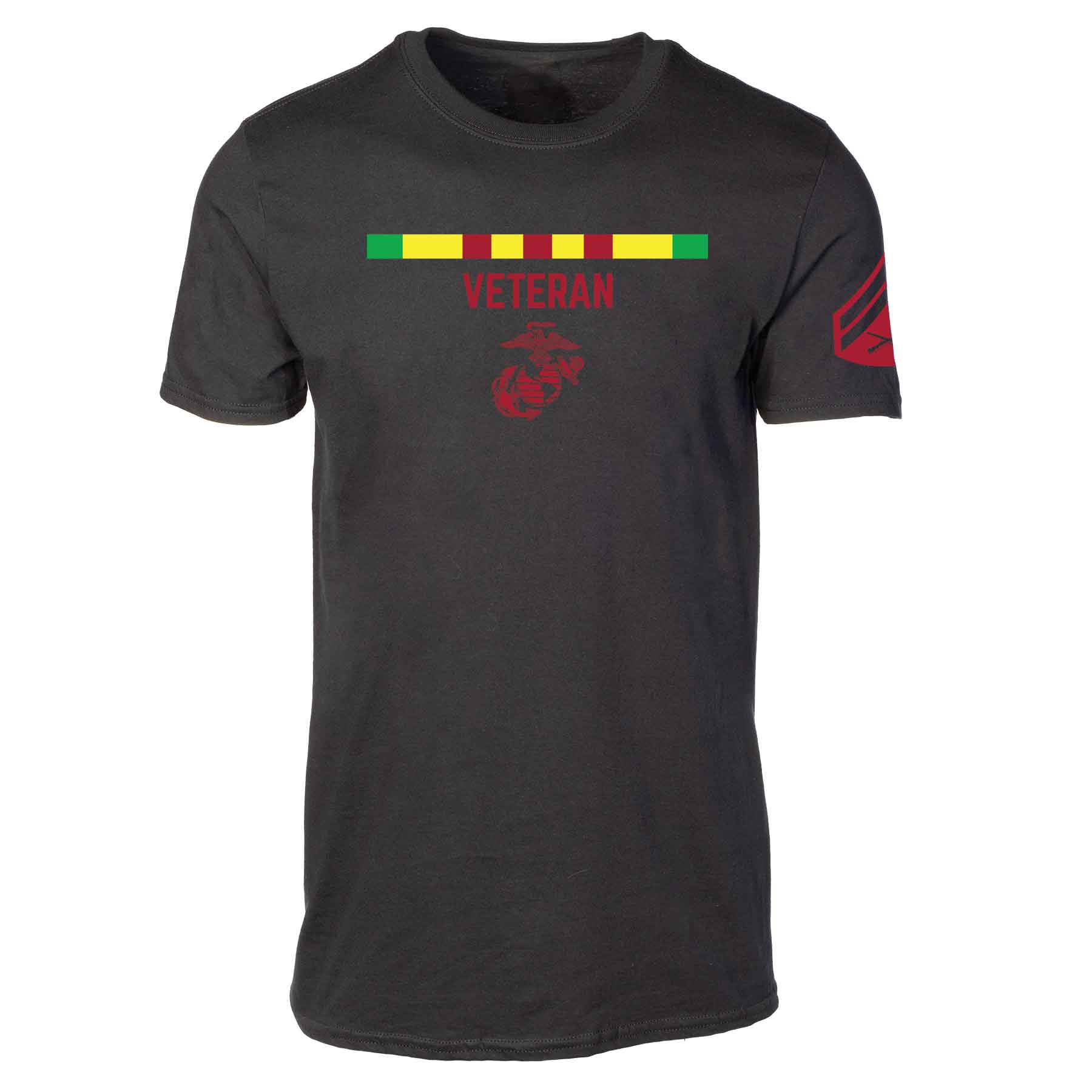 USMC Personalized Conflict and Rank T-shirt - Image 3
