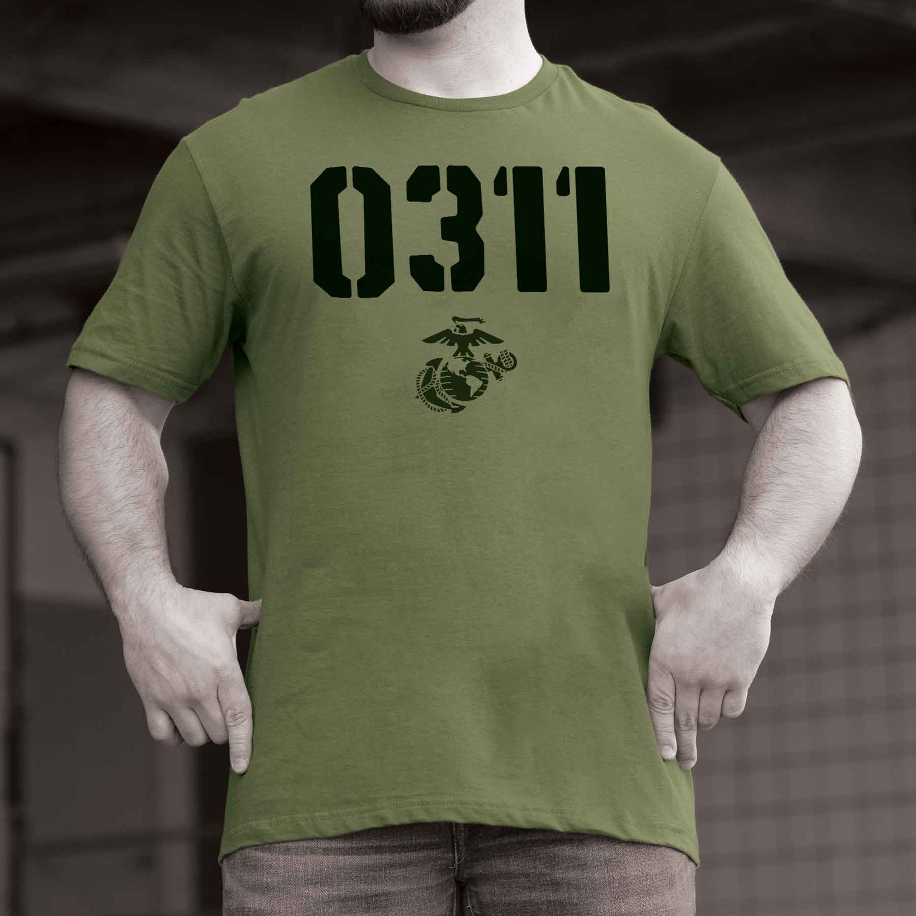 Choose Your Marine MOS EGA T-shirt - Image 2