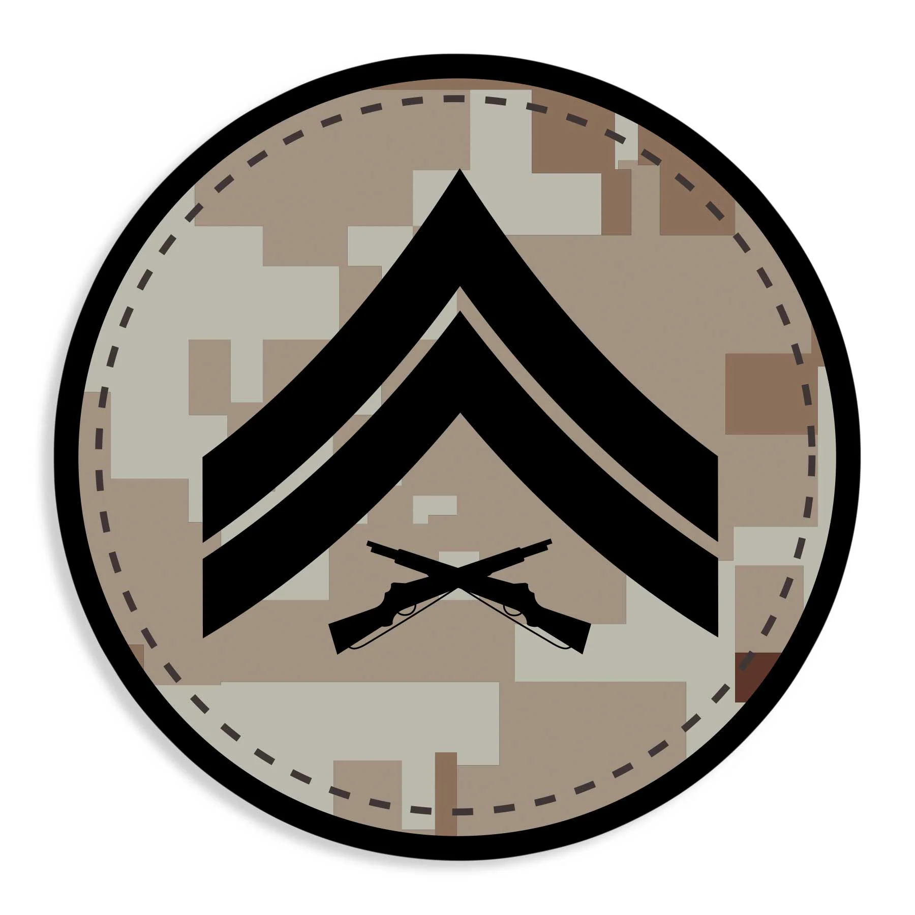 Choose Your Rank Decals in Desert or Woodland