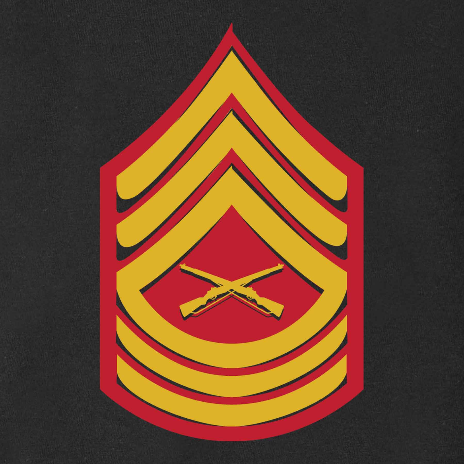 Choose Your Rank USMC And USA Crossed Flags T-shirt - Image 20
