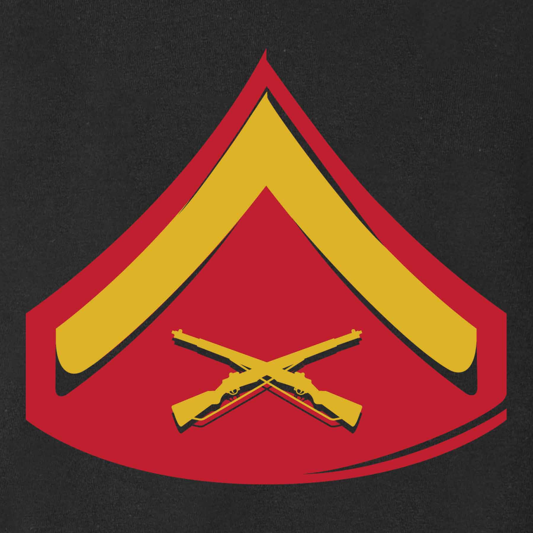 Choose Your Rank USMC And USA Crossed Flags T-shirt - Image 21