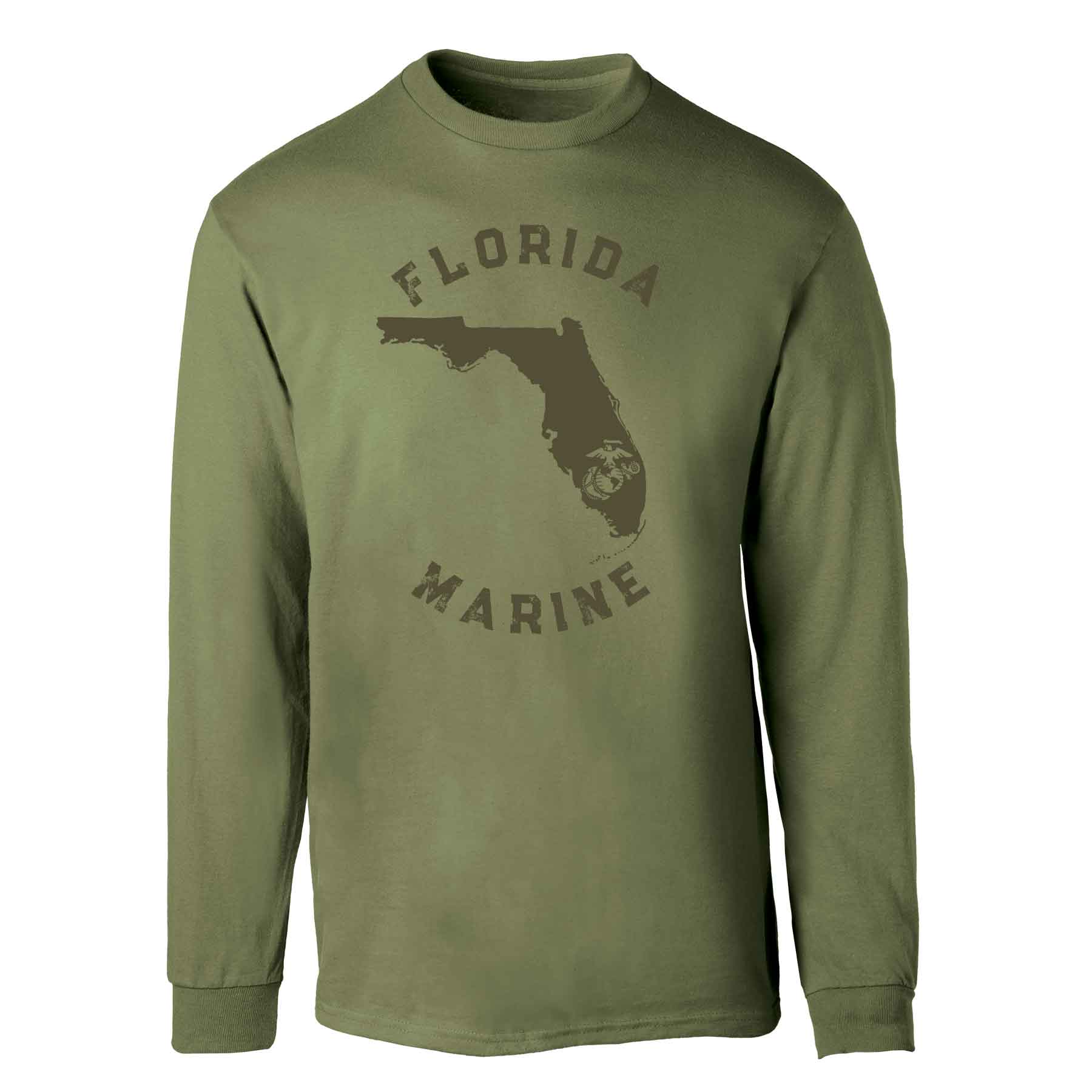 Choose Your State Long Sleeve - OD Green - Image 10