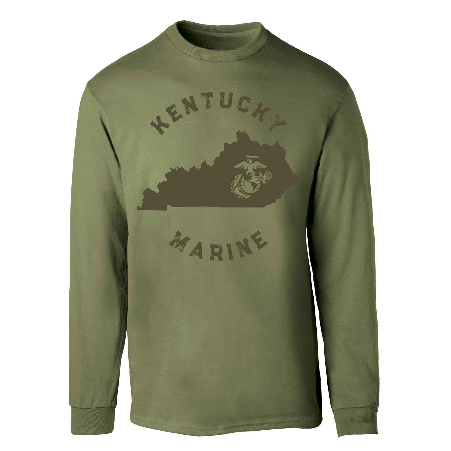 Choose Your State Long Sleeve - OD Green - Image 18