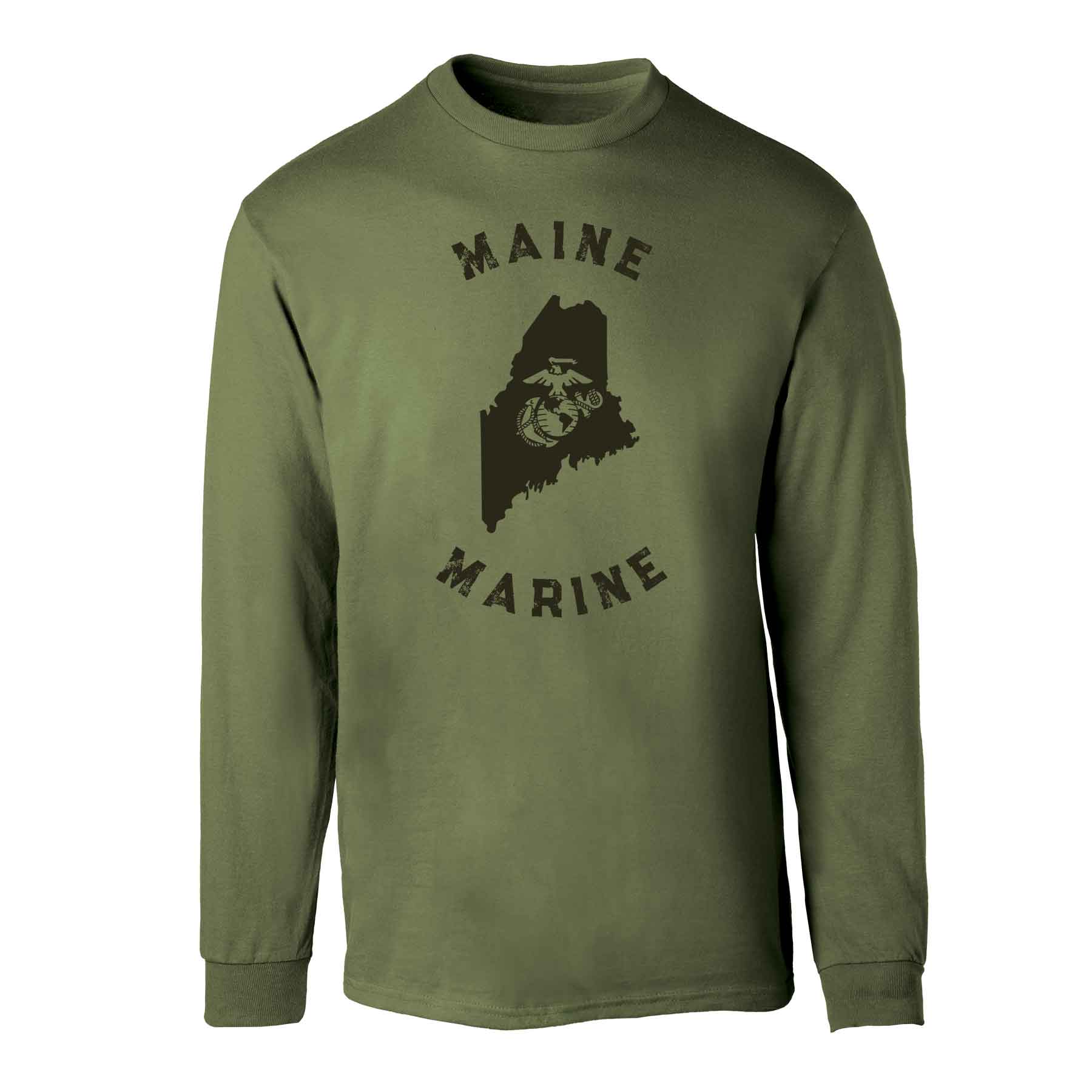 Choose Your State Long Sleeve - OD Green - Image 22