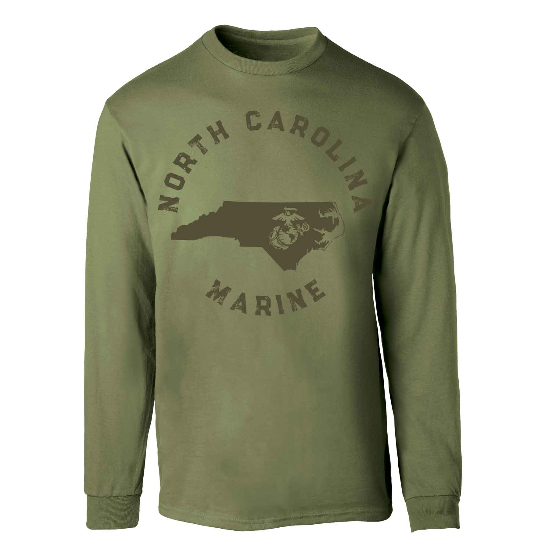 Choose Your State Long Sleeve - OD Green - Image 28
