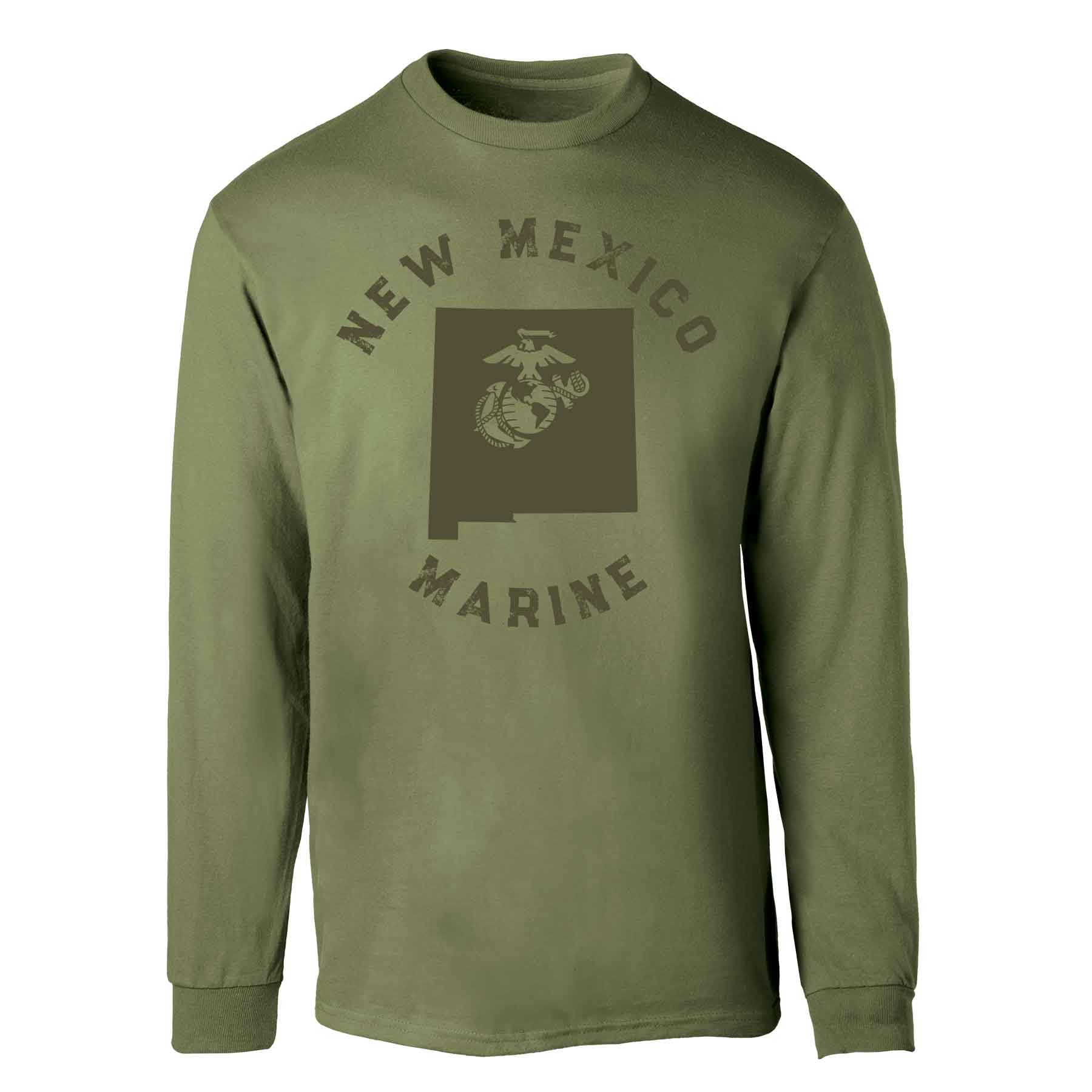 Choose Your State Long Sleeve - OD Green - Image 33