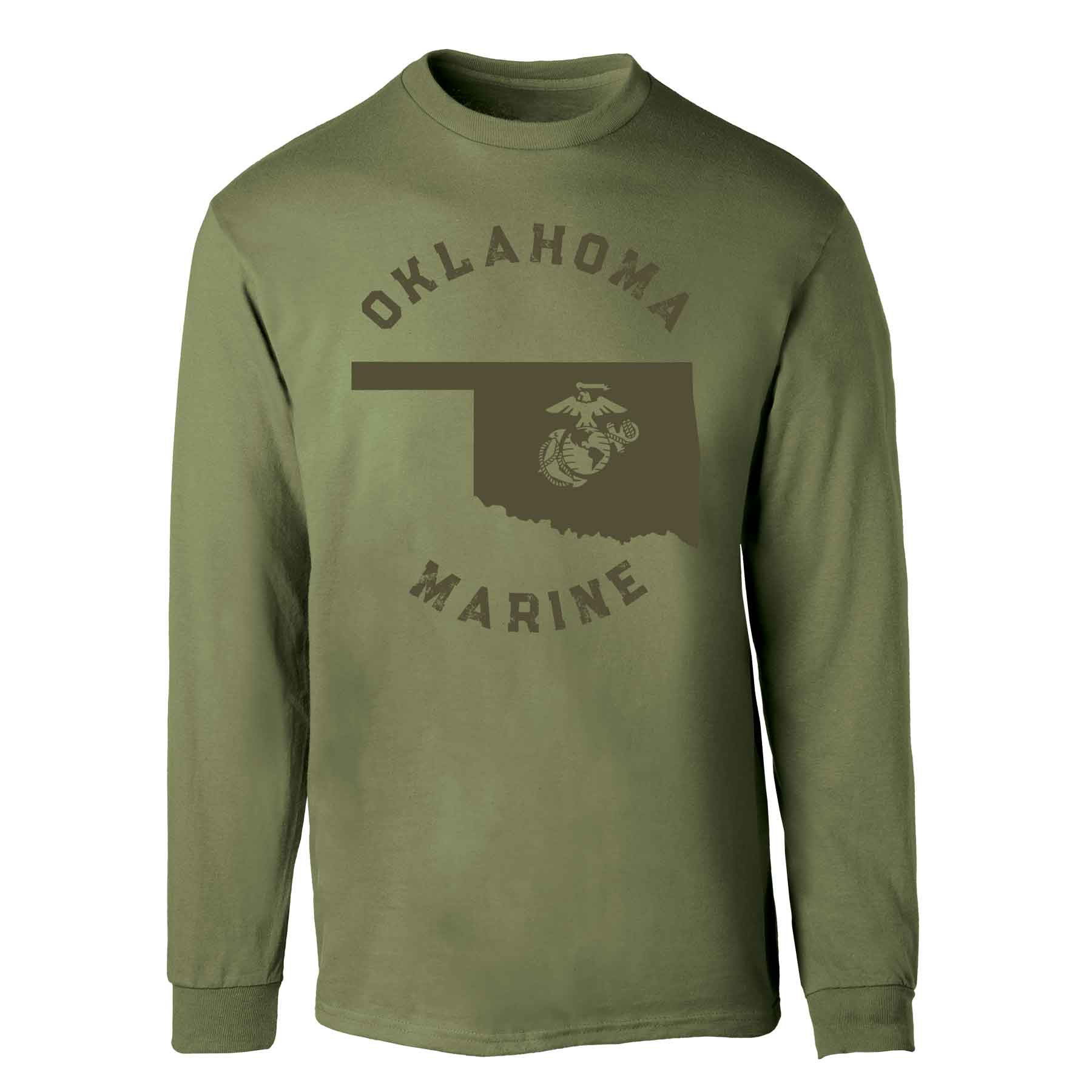 Choose Your State Long Sleeve - OD Green - Image 37