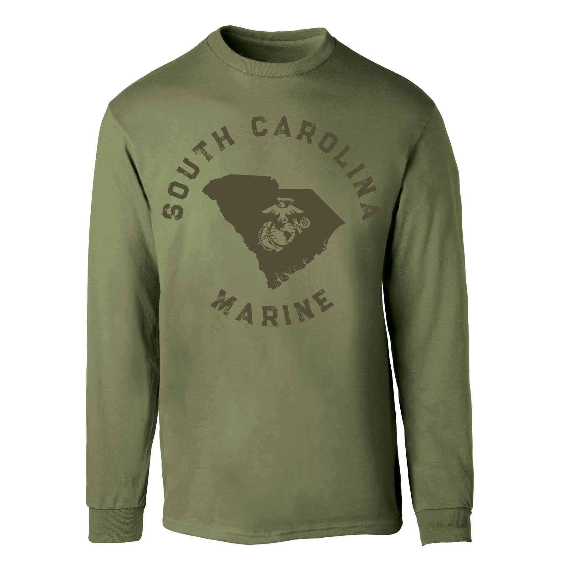 Choose Your State Long Sleeve - OD Green - Image 41