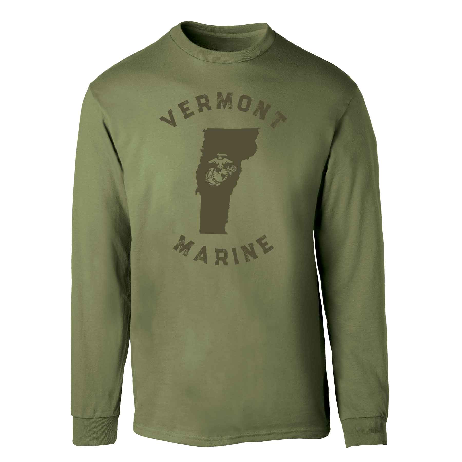 Choose Your State Long Sleeve - OD Green - Image 46
