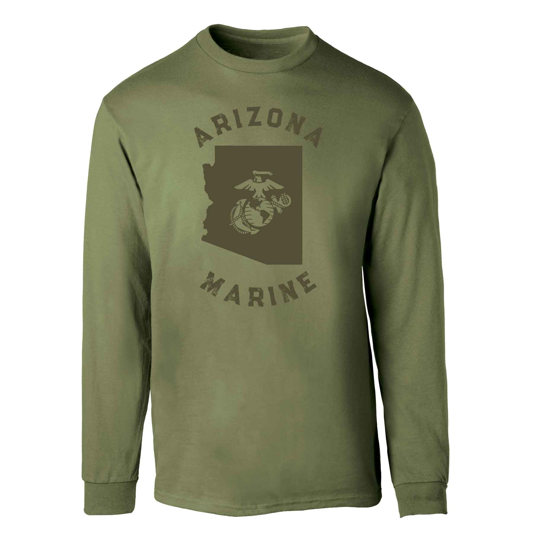 Choose Your State Long Sleeve - OD Green - Image 5