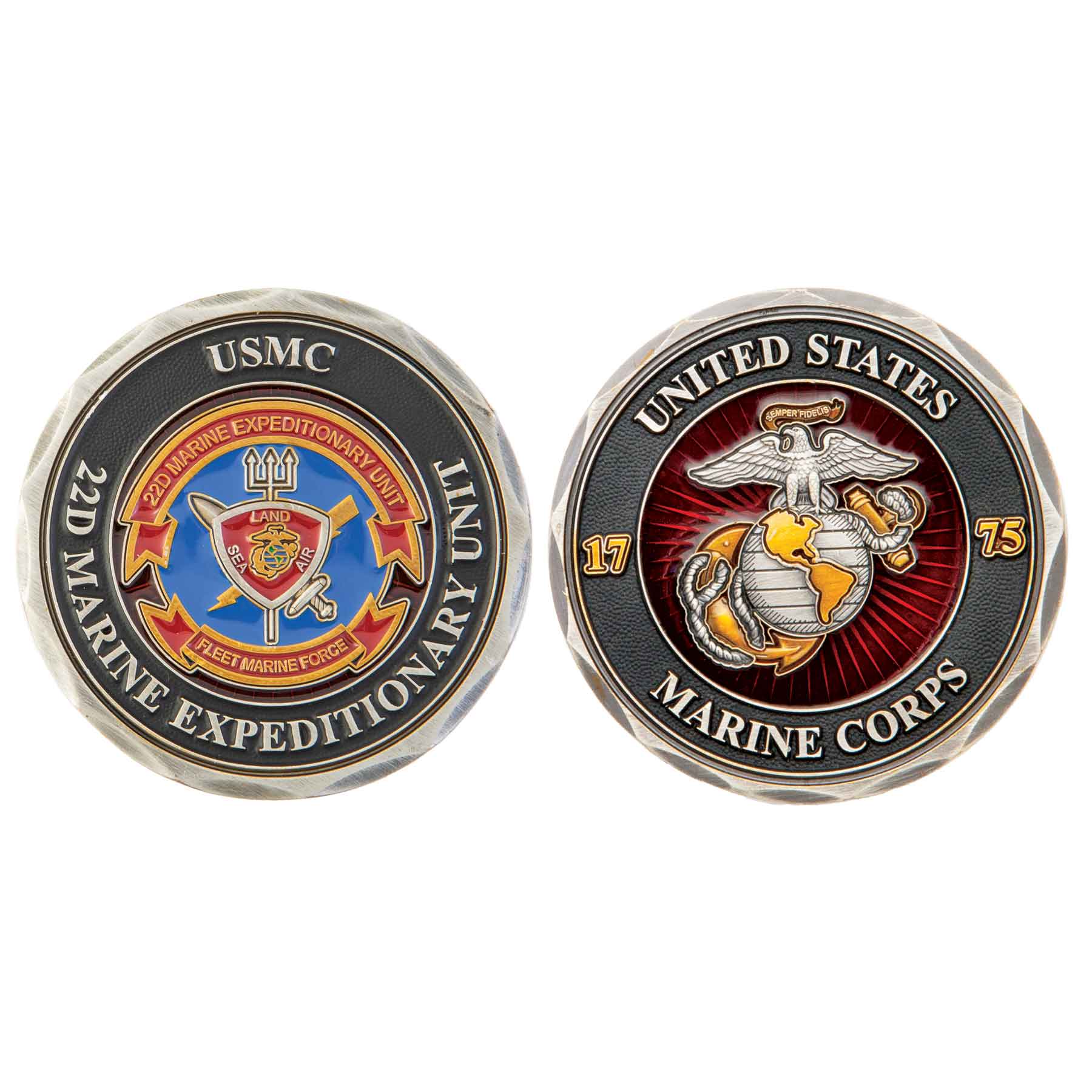 22nd MEU - Fleet Marine Force Challenge Coin