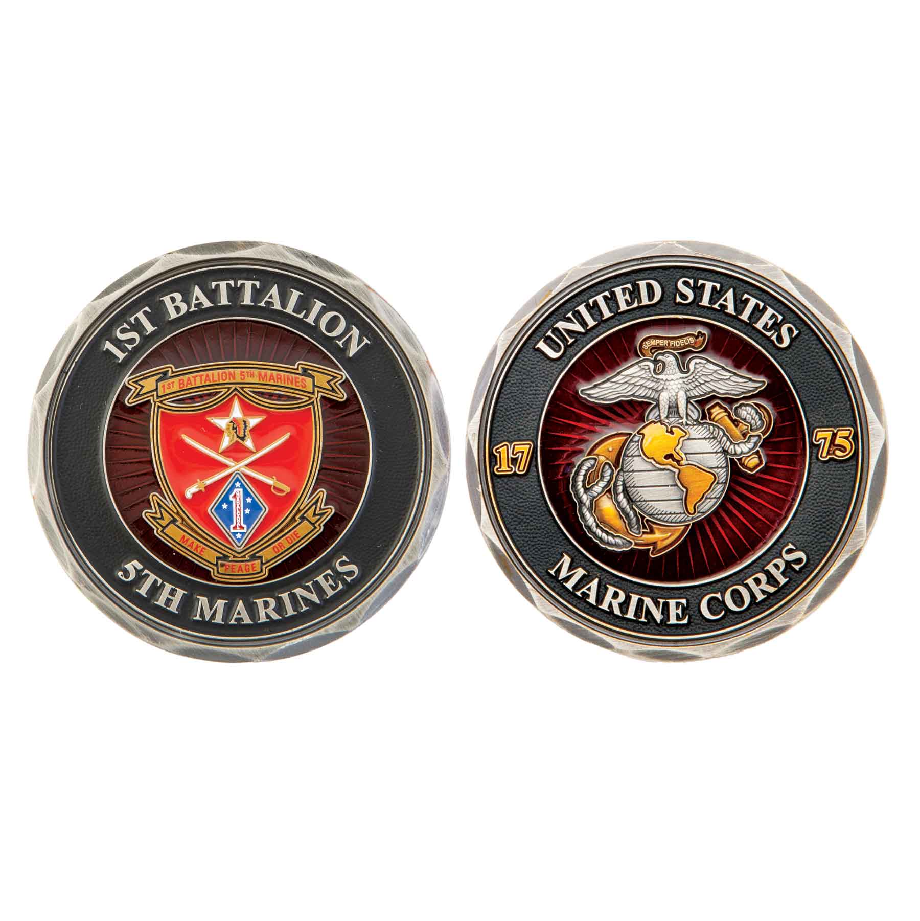 1st Battalion 5th Marines Challenge Coin