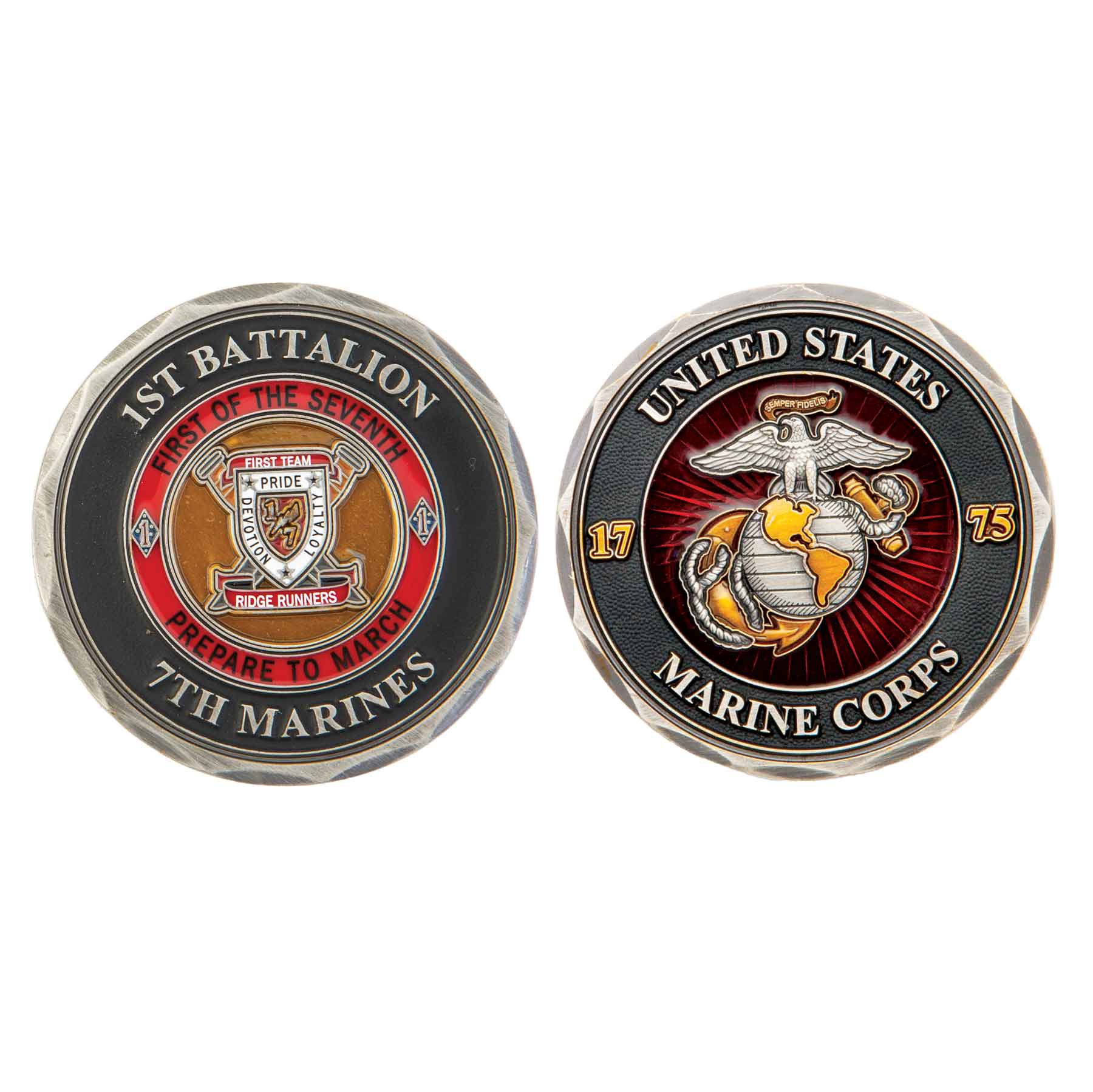 1/7 First of the Seventh Challenge Coin