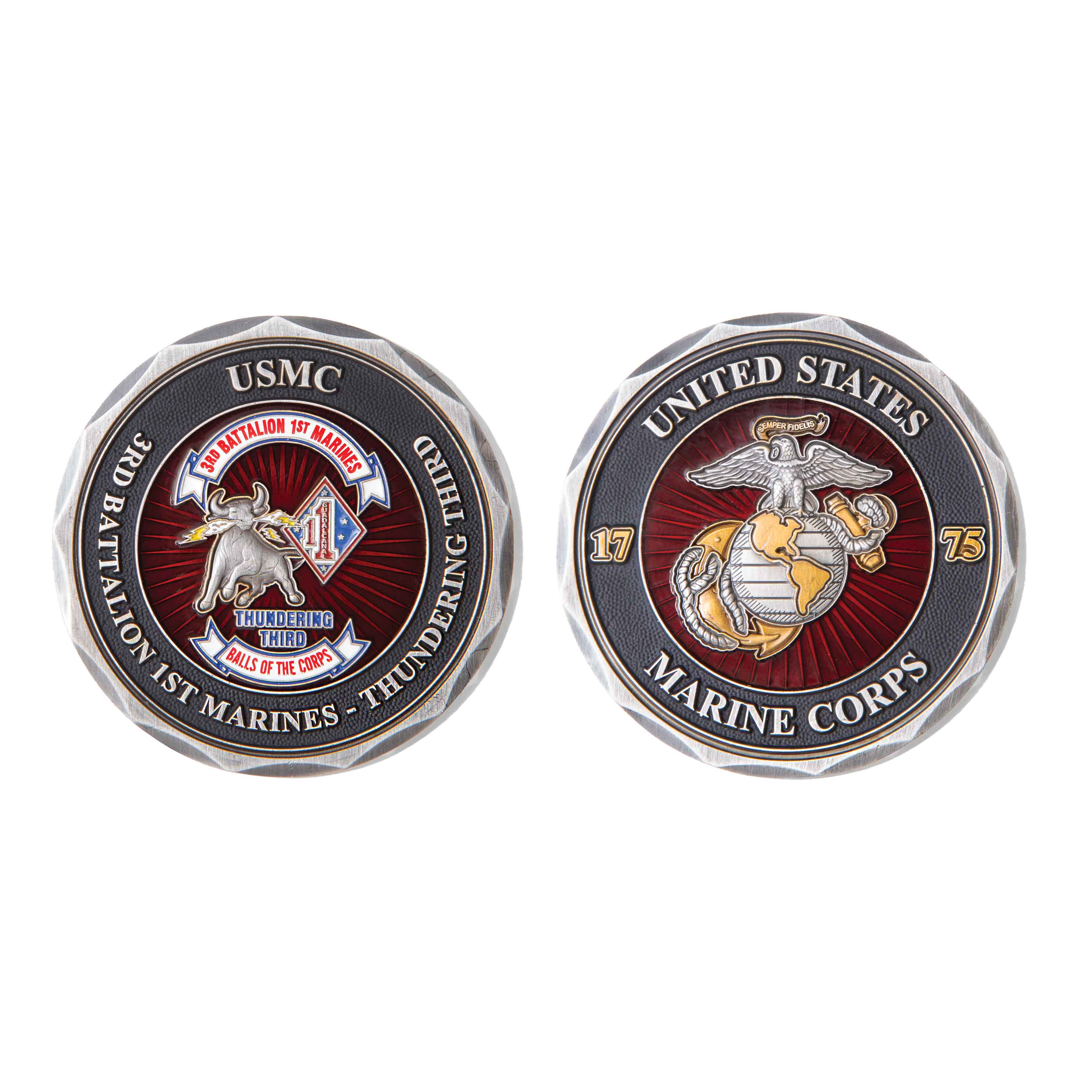 3rd Battalion 1st Marines Challenge Coin