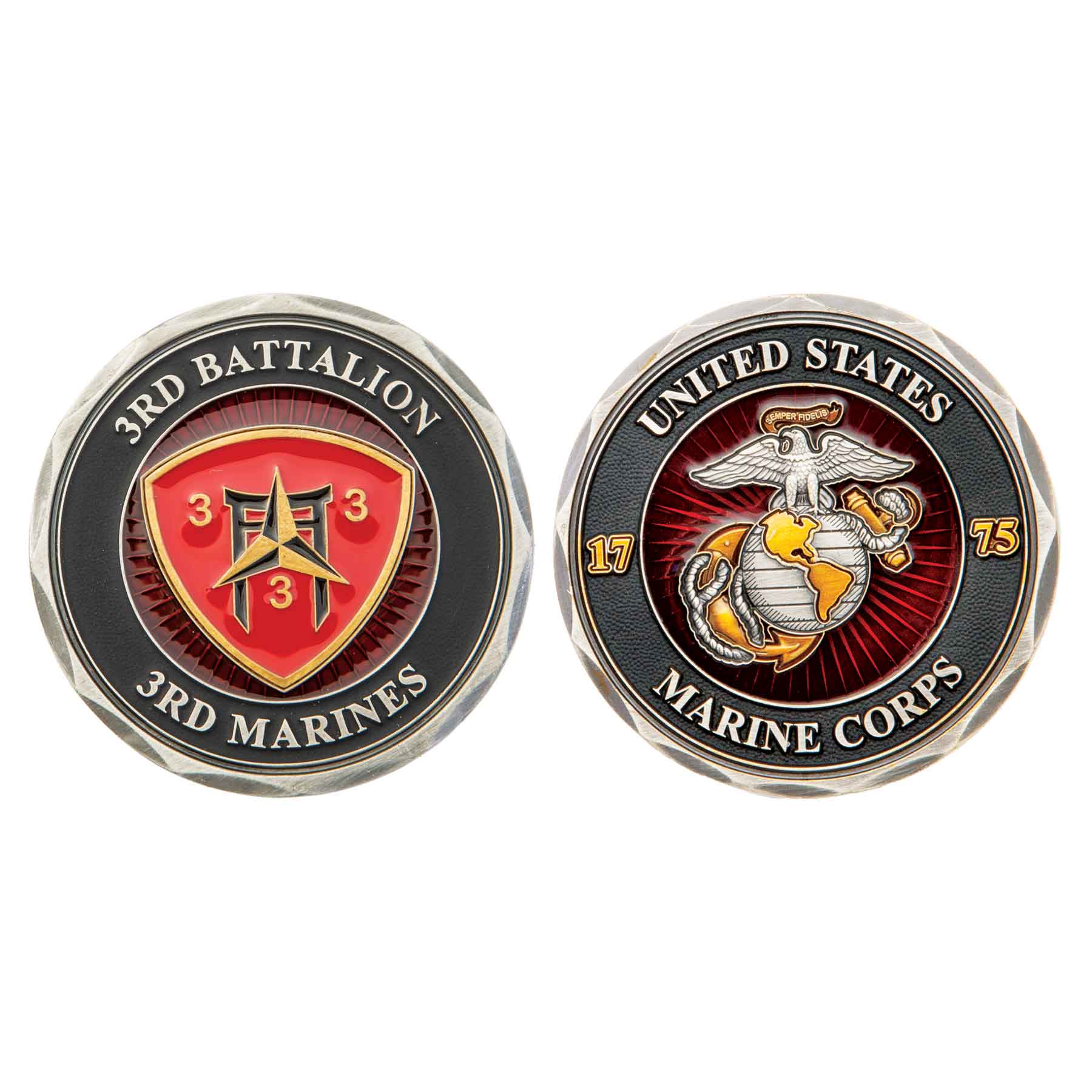 3rd Battalion 3rd Marines Challenge Coin