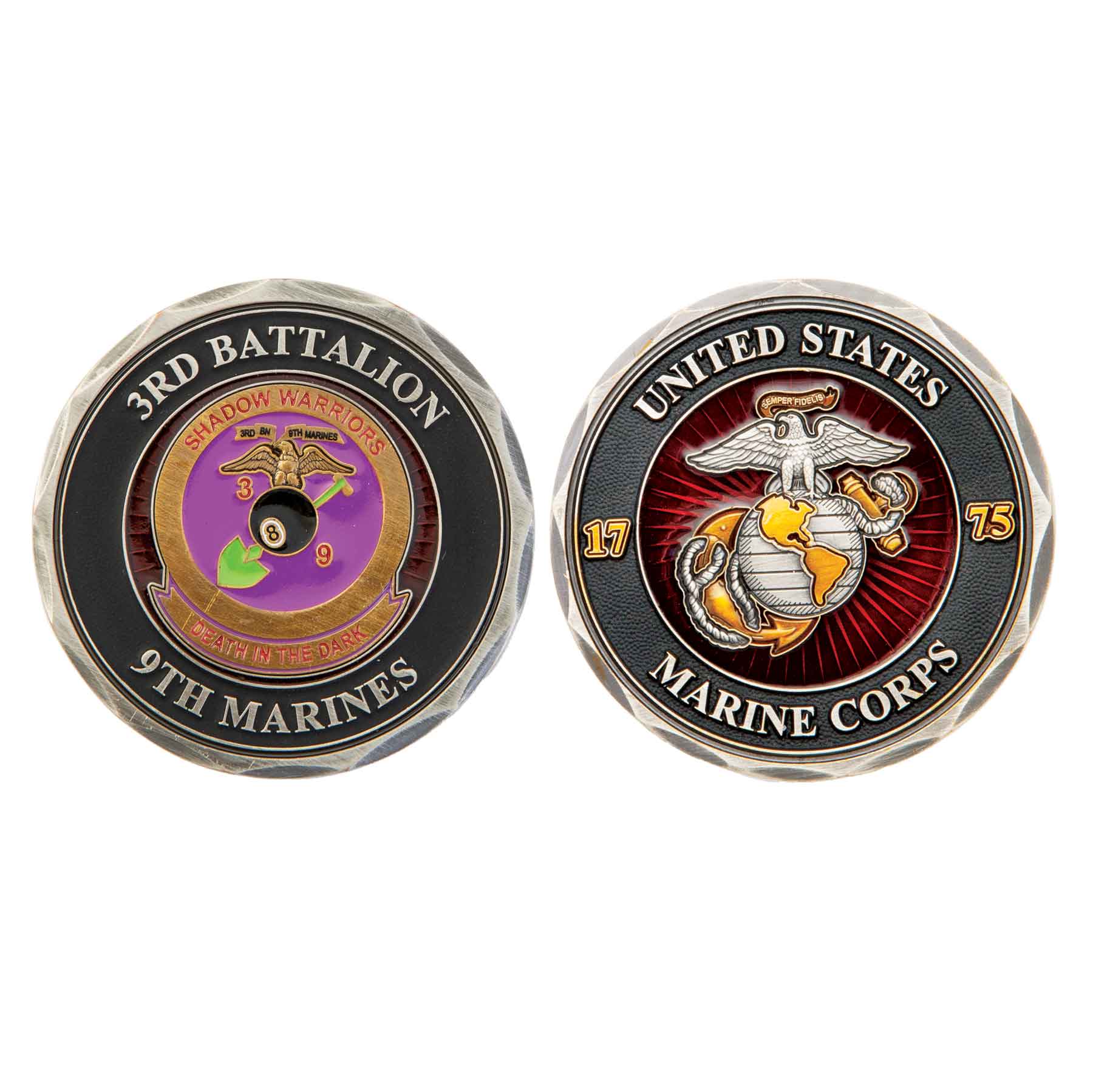 3rd Battalion 9th Marines Challenge Coin