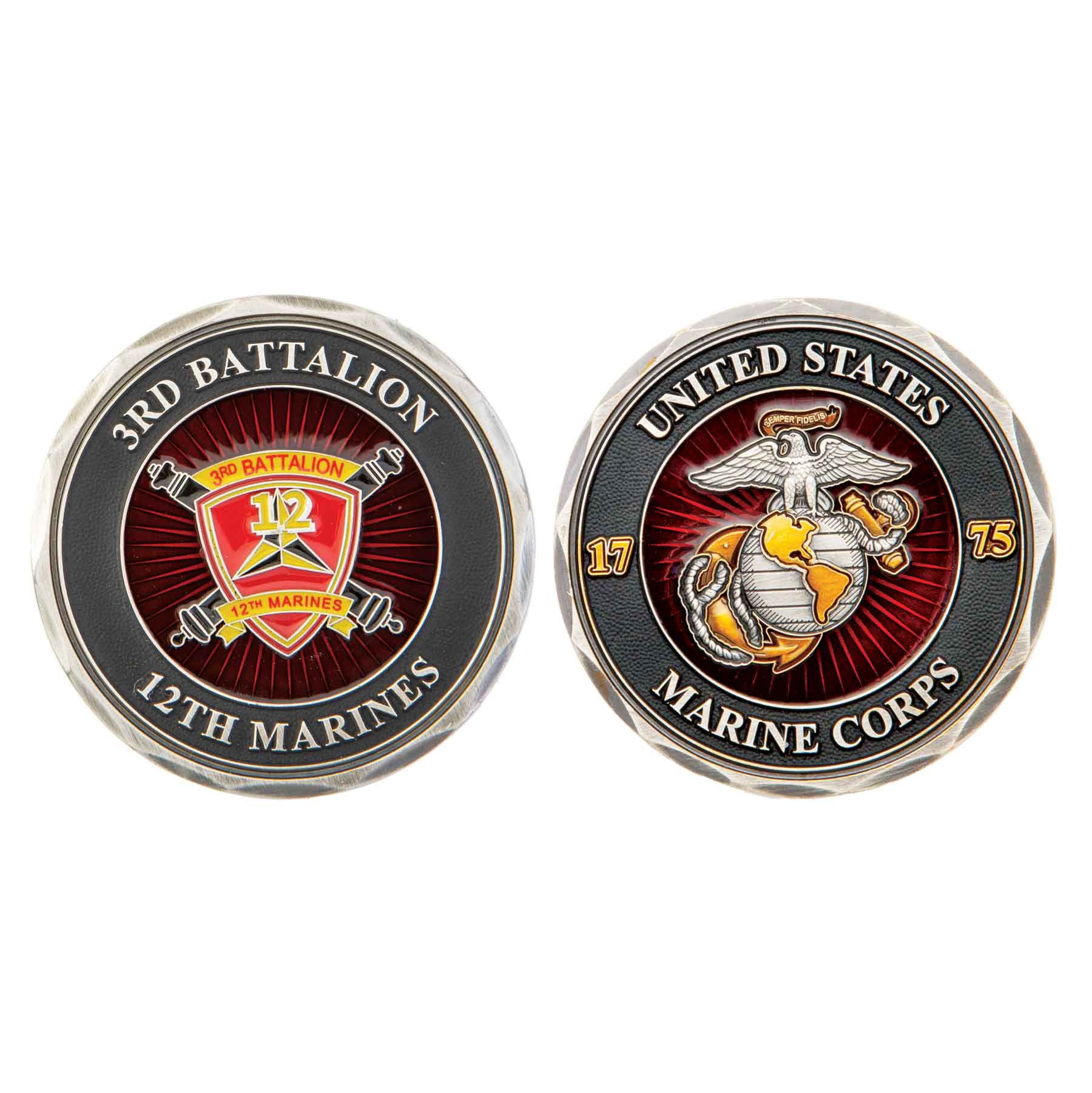 3rd Battalion 12th Marines Challenge Coin