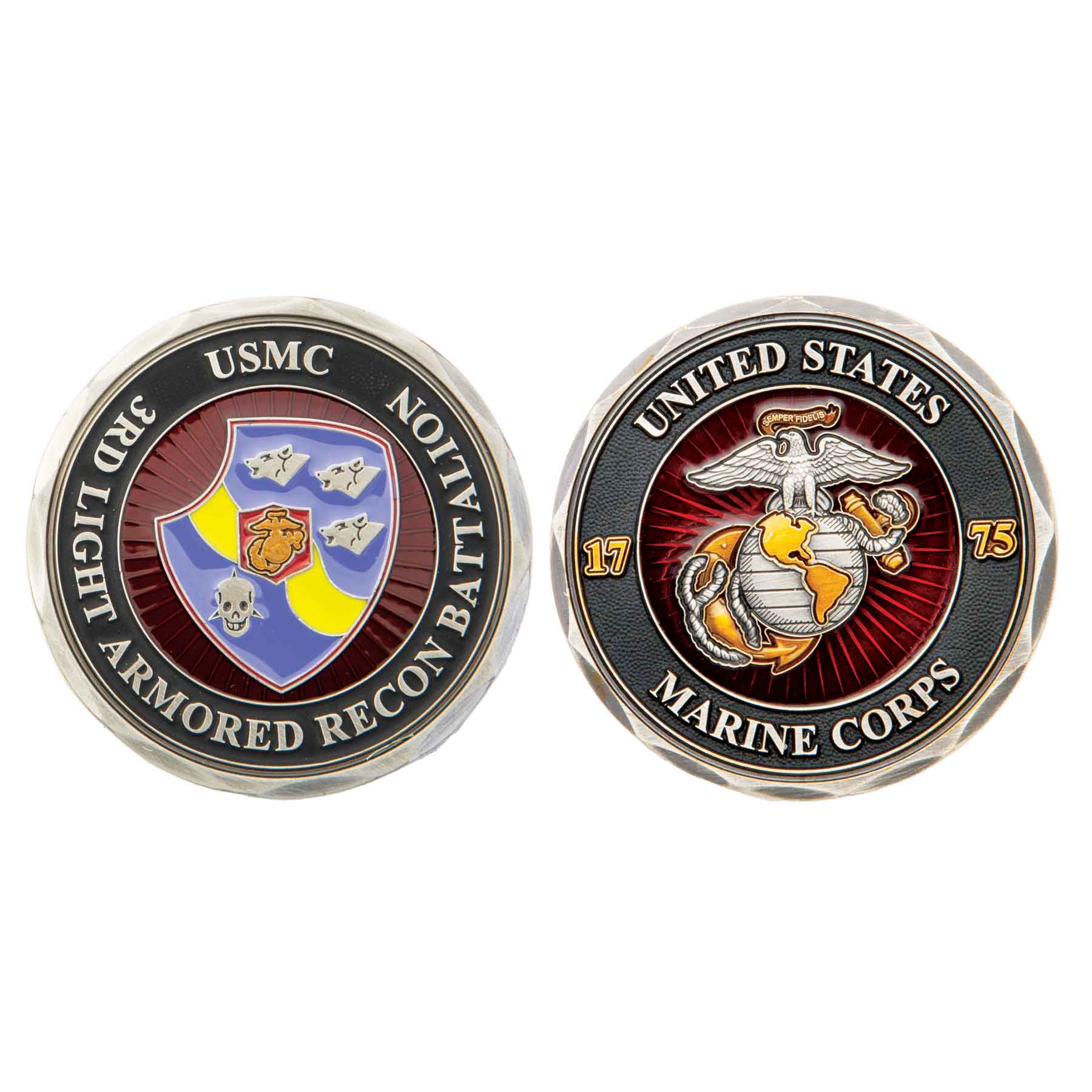 3rd Light Armored Recon Battalion Challenge Coin