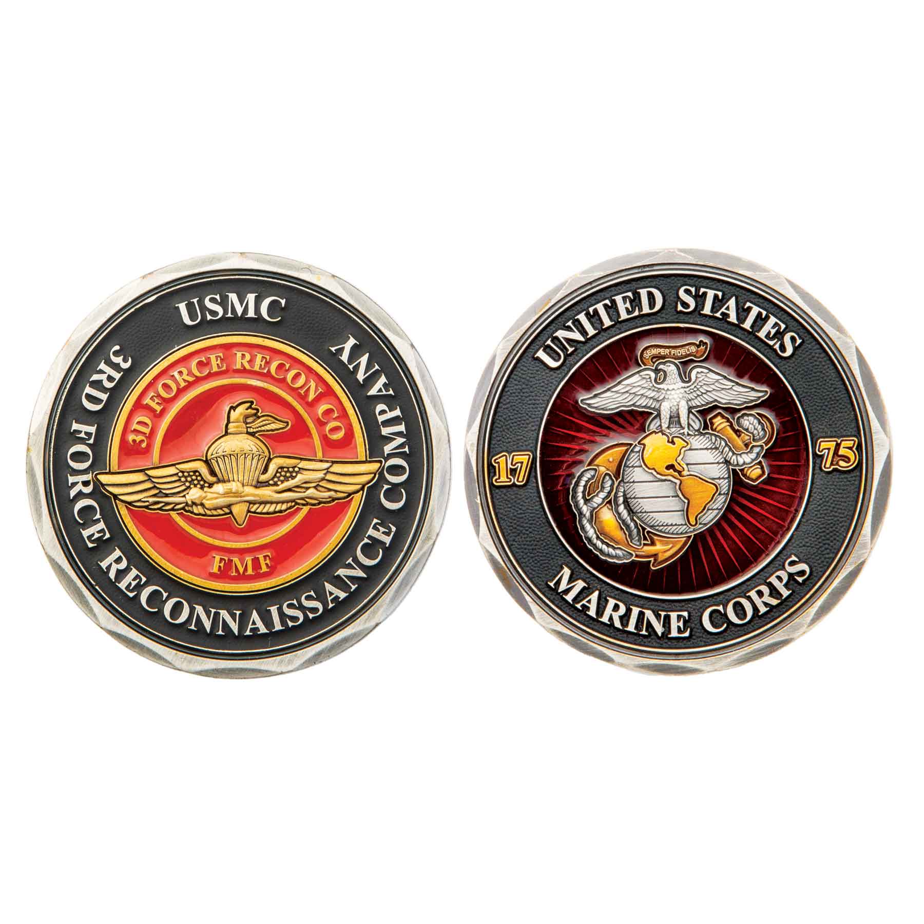 3rd Force Recon FMF Challenge Coin