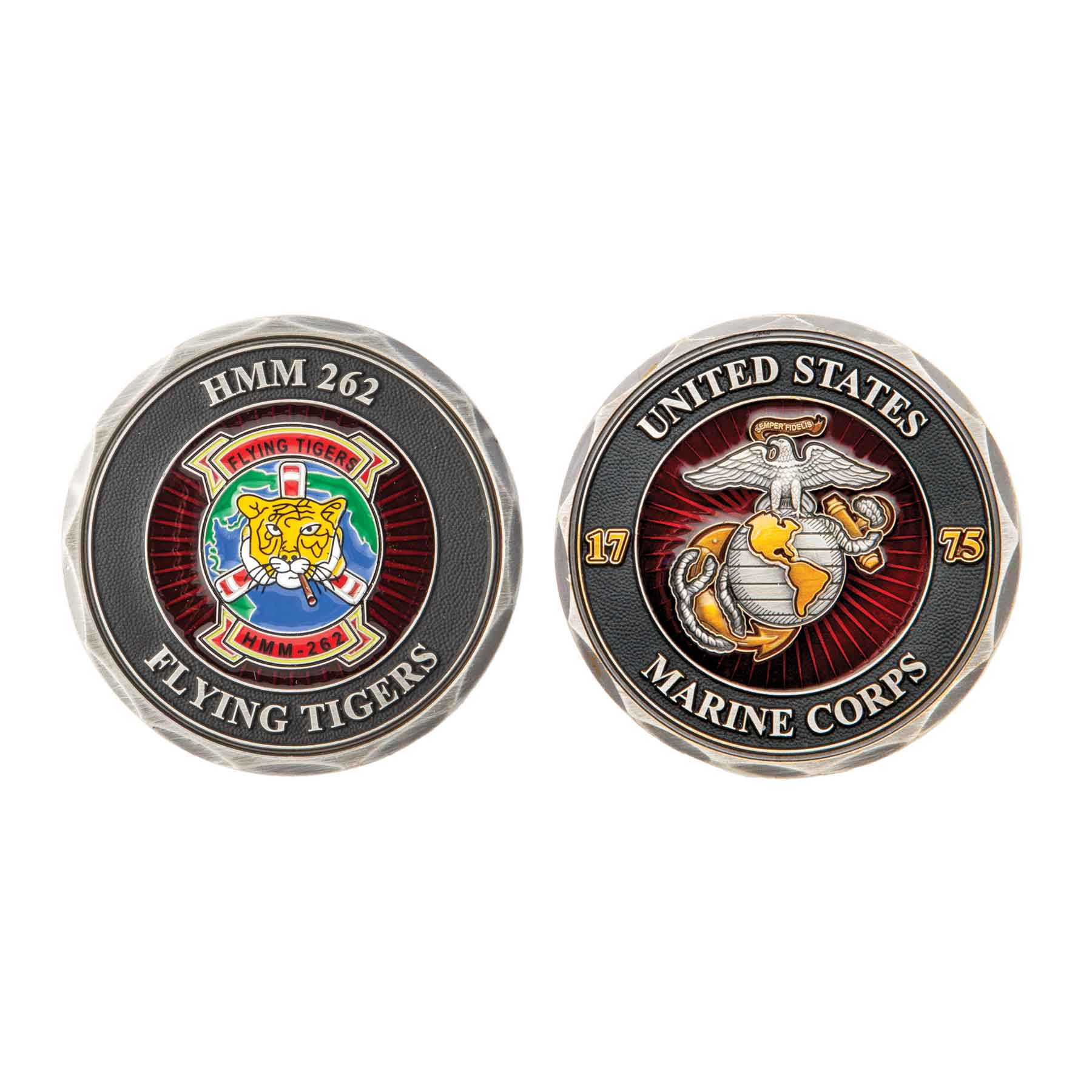 HMM-262 Flying Tigers Coin Challenge Coin