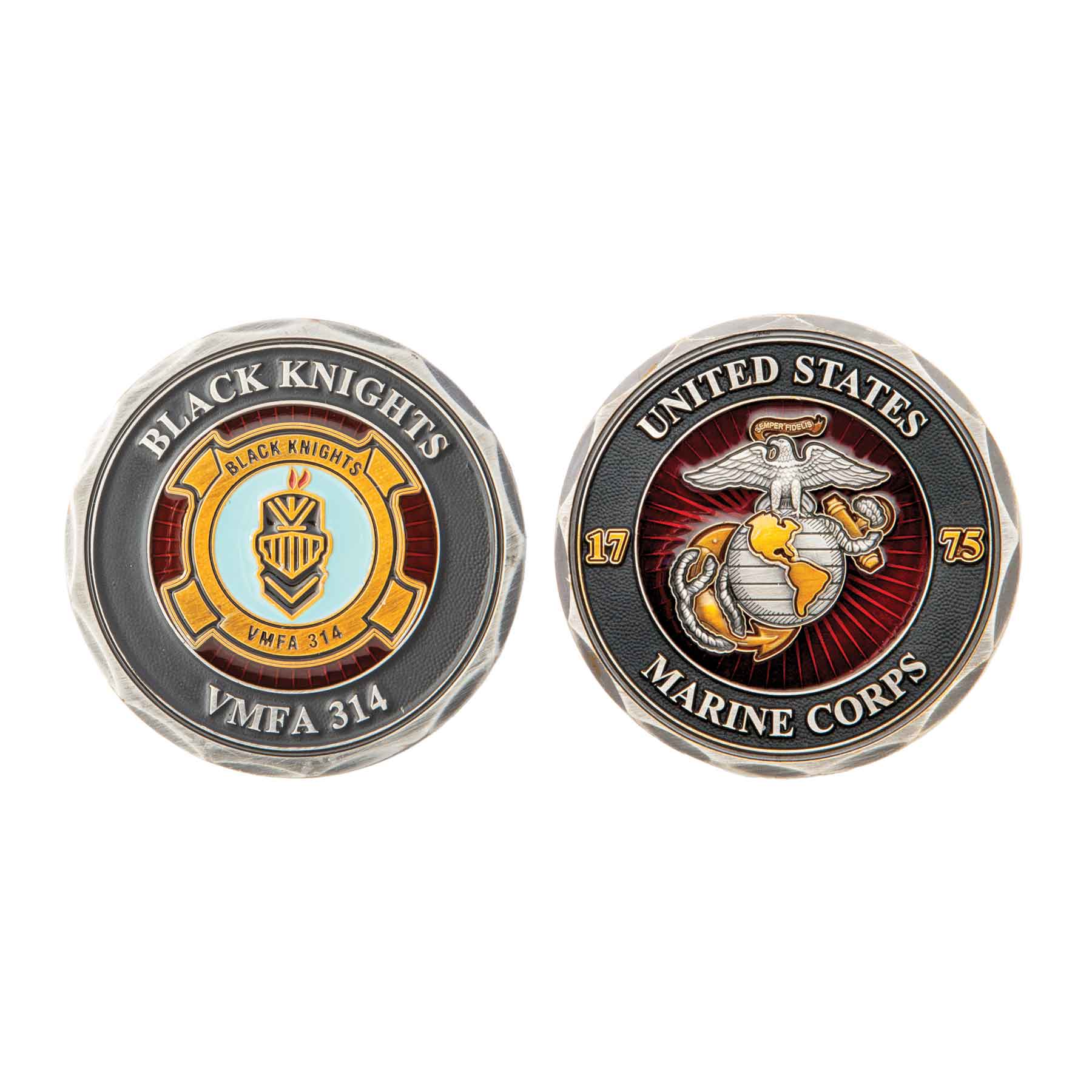 VMFA-314 Black Knights Coin Challenge Coin