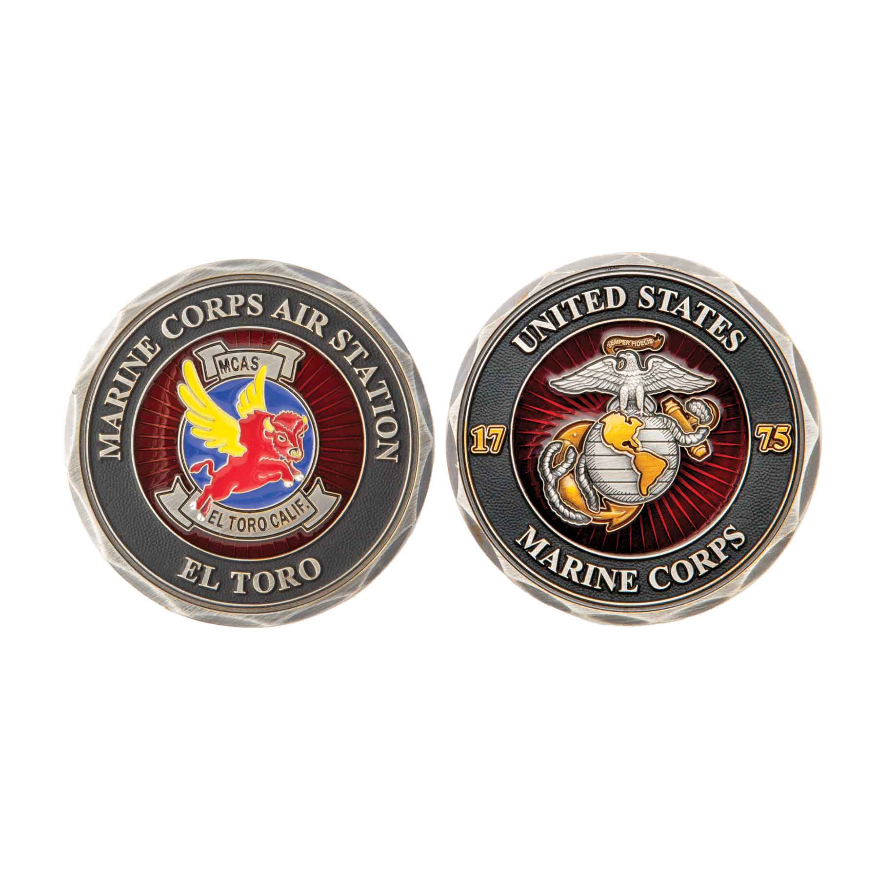 MCAS El Toro Coin Challenge Coin
