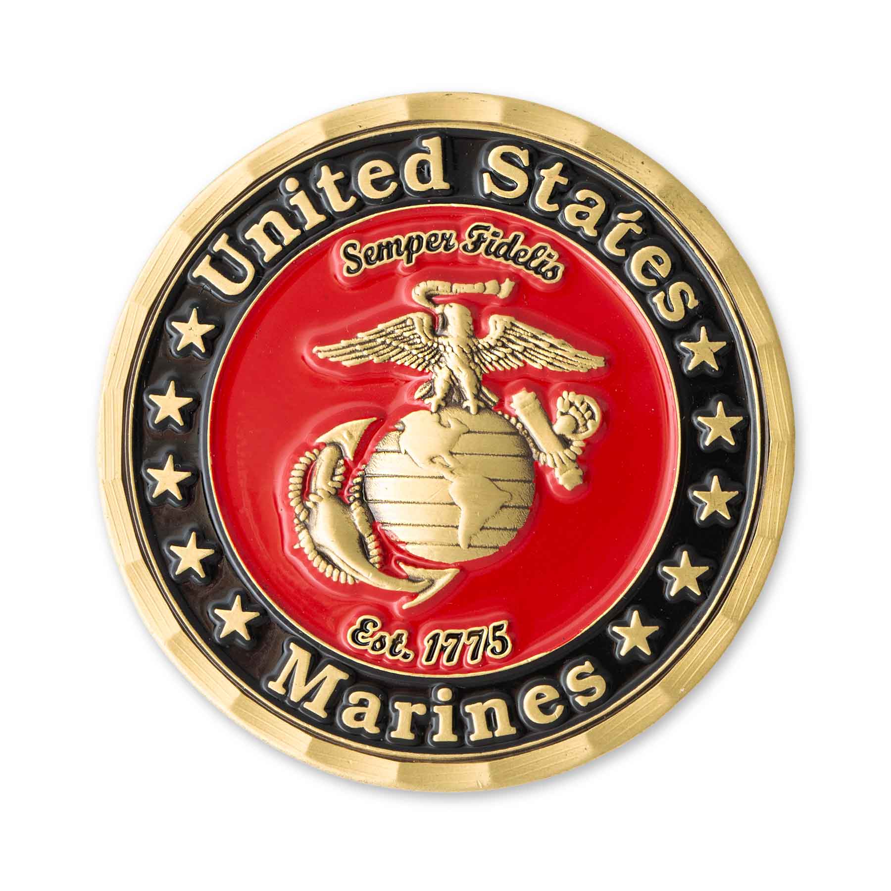 Eagle, Globe, and Anchor Challenge Coin - Image 3
