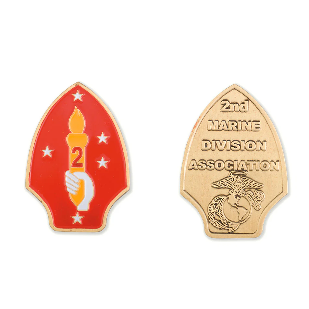2nd Marine Division Association Coin