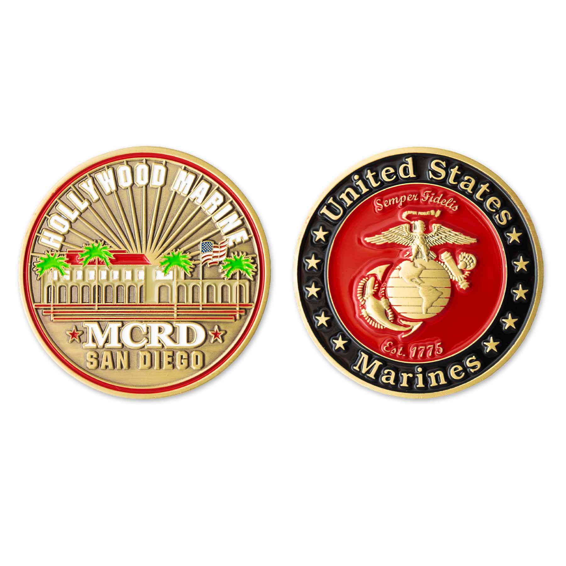 MCRD San Diego Challenge Coin