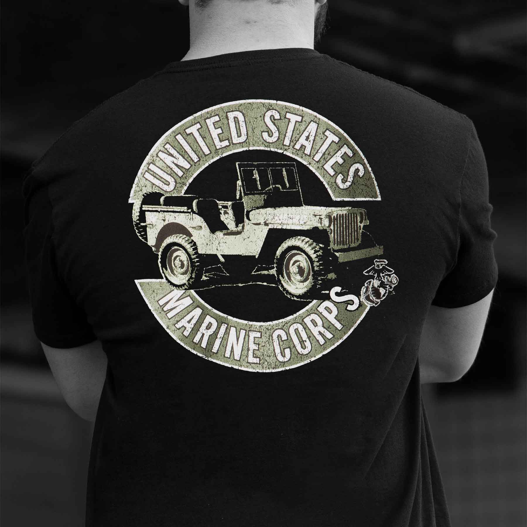 ComfortWash USMC Jeep T-shirt - Image 5