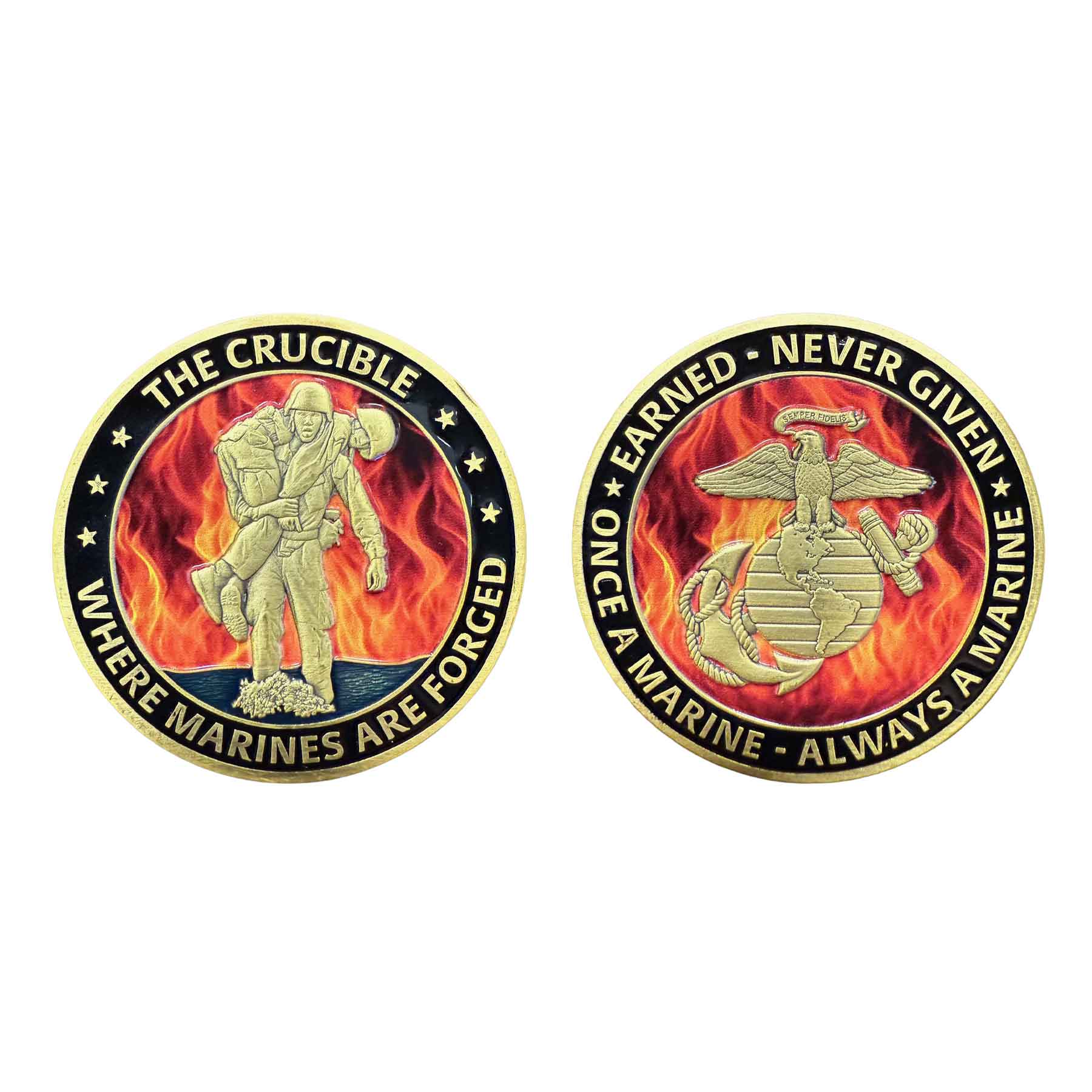 USMC "The Crucible" Challenge Coin